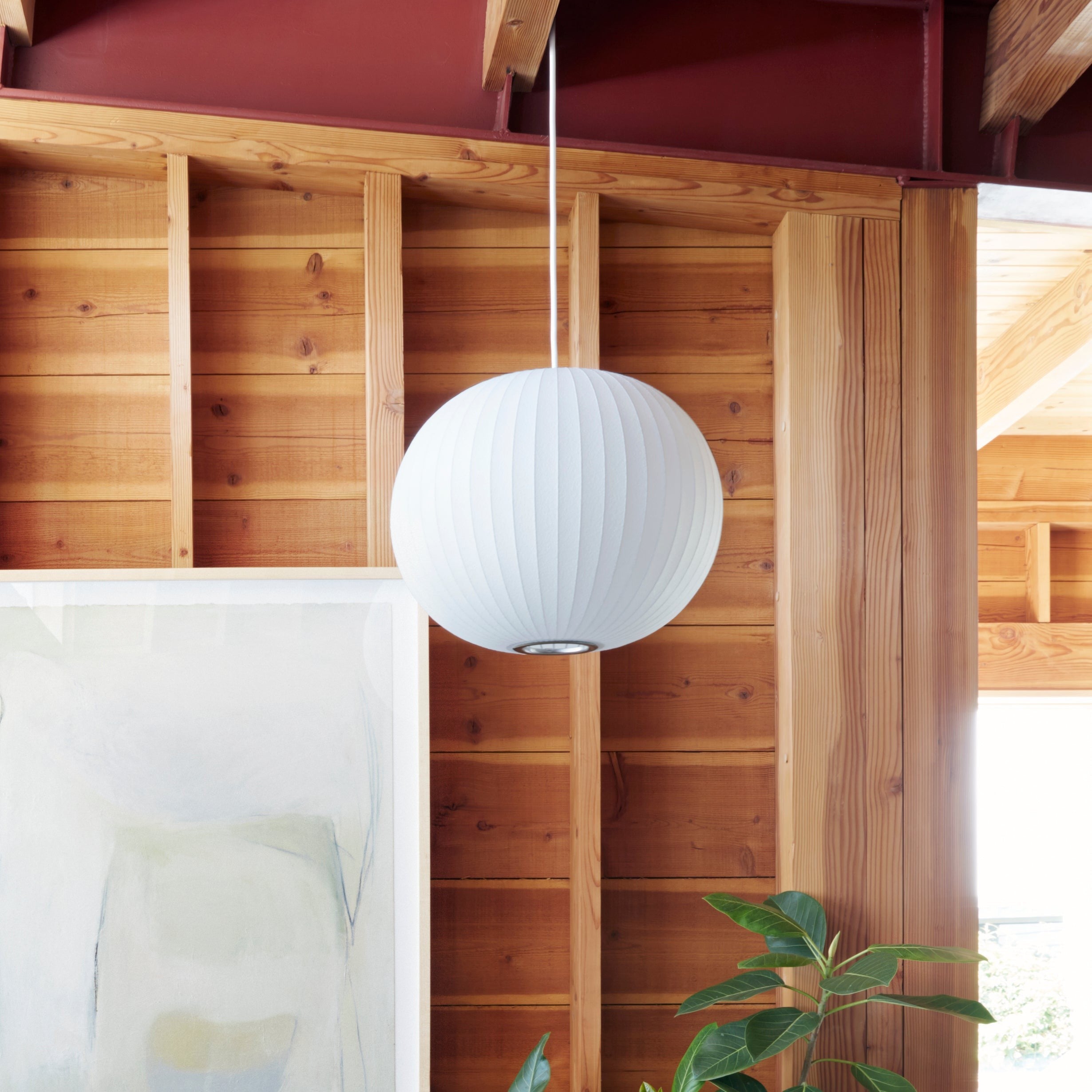 Silk Bubble Pendant Light