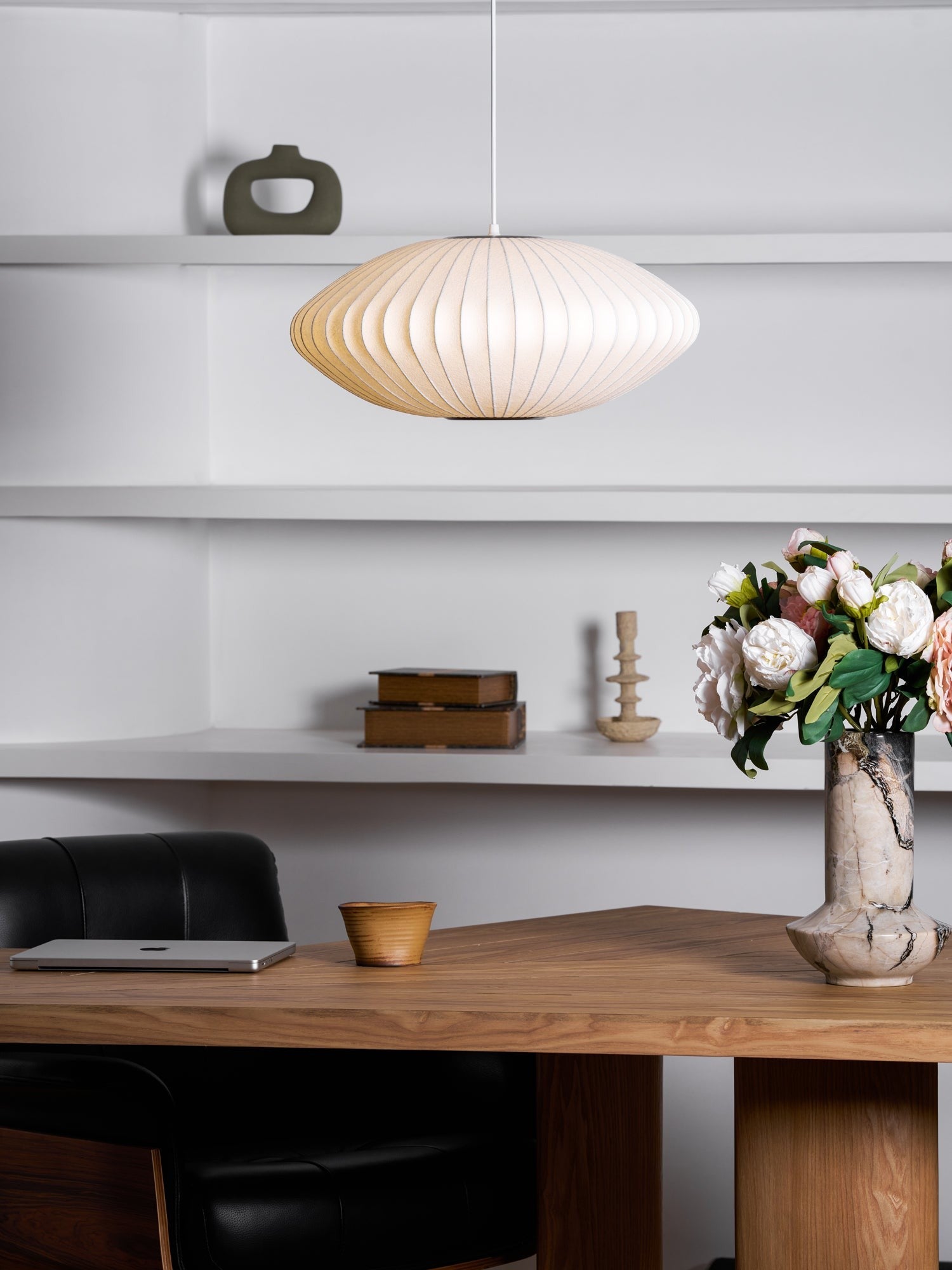 Silk Bubble Pendant Light