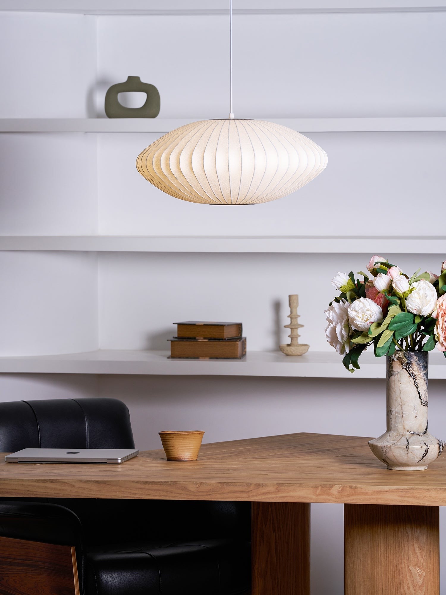 Silk Bubble Pendant Light