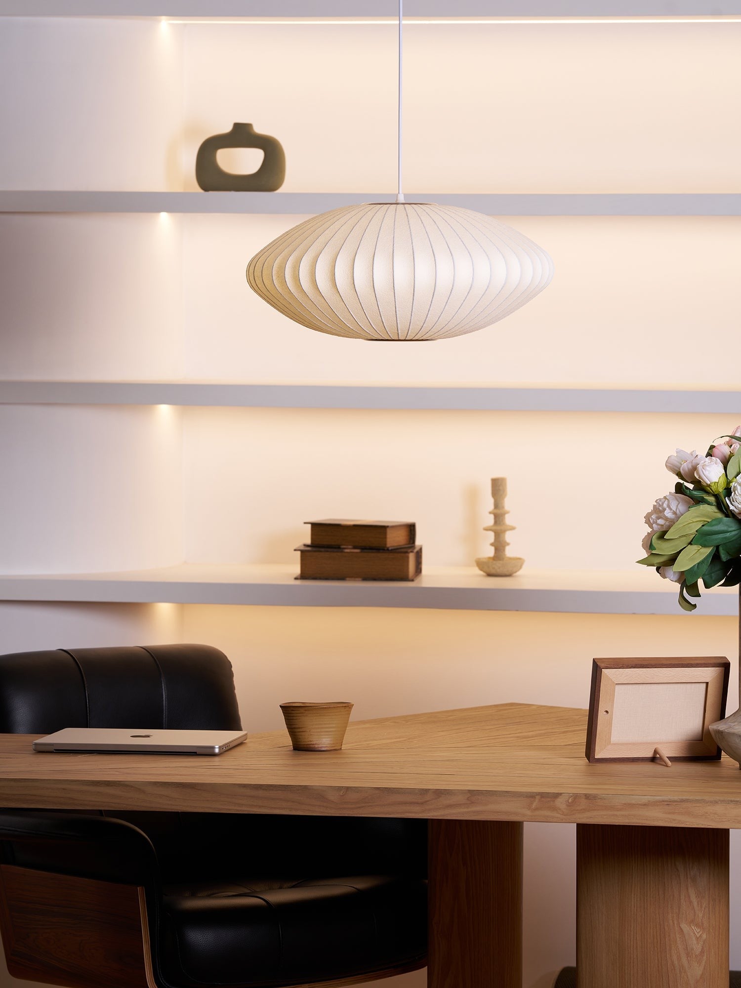 Silk Bubble Pendant Light