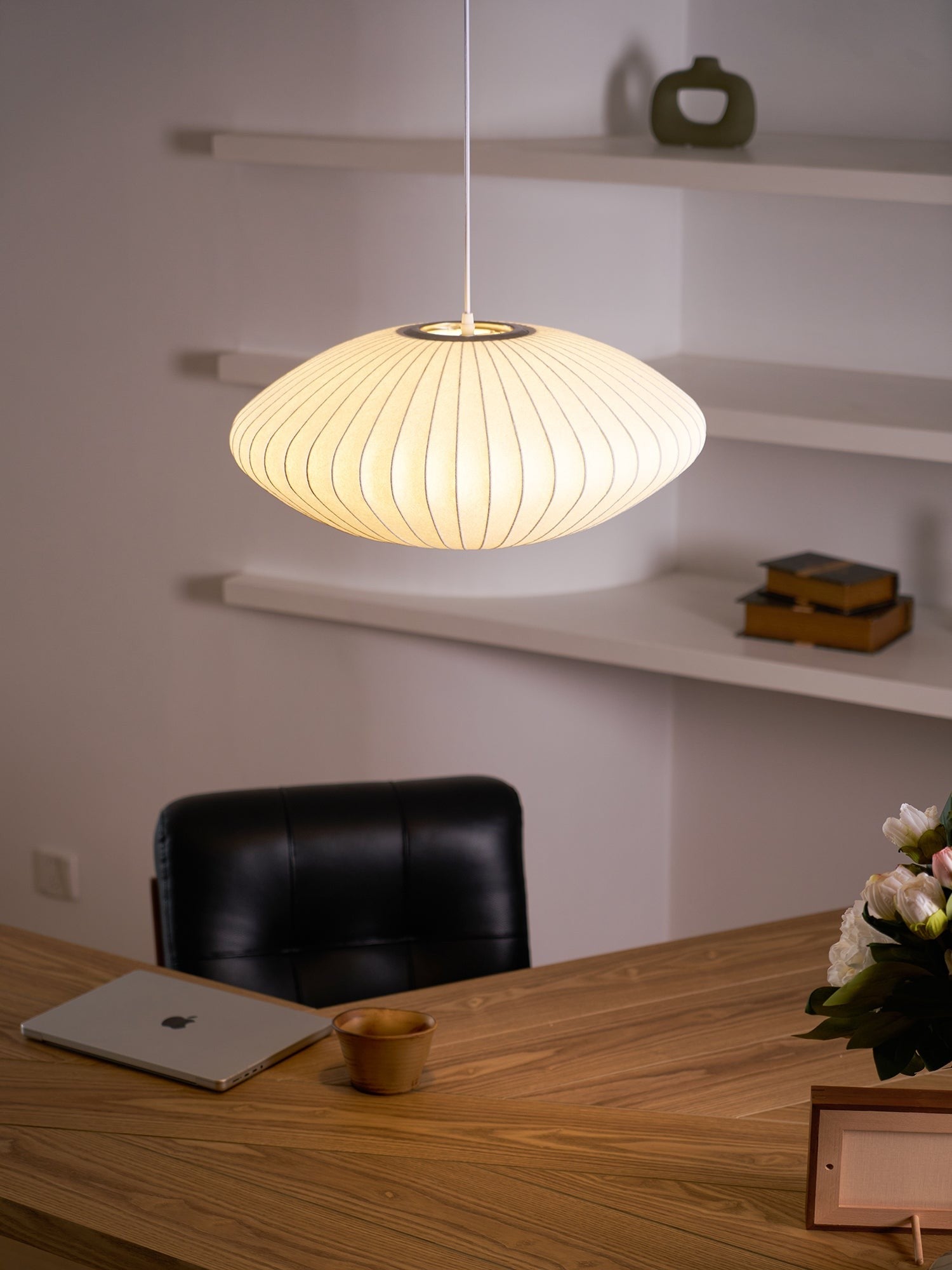 Silk Bubble Pendant Light