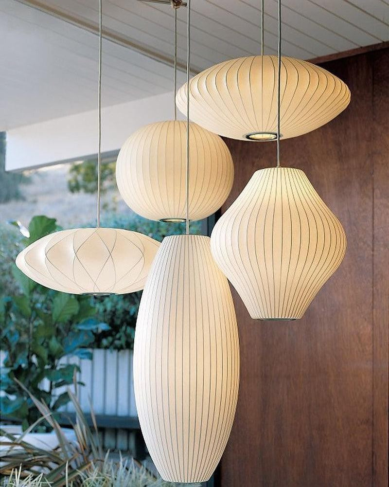 Silk Bubble Pendant Light