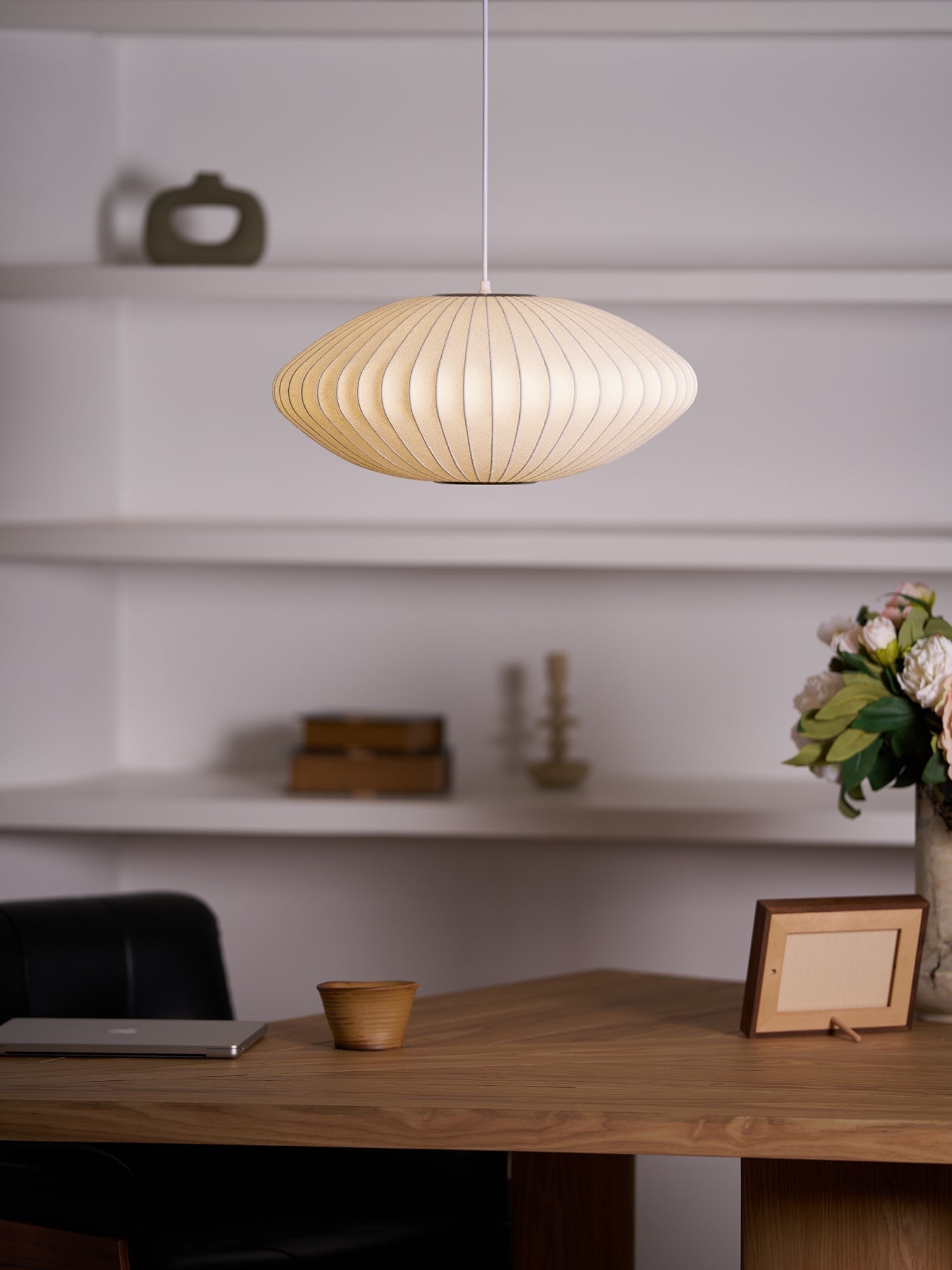 Silk Bubble Pendant Light