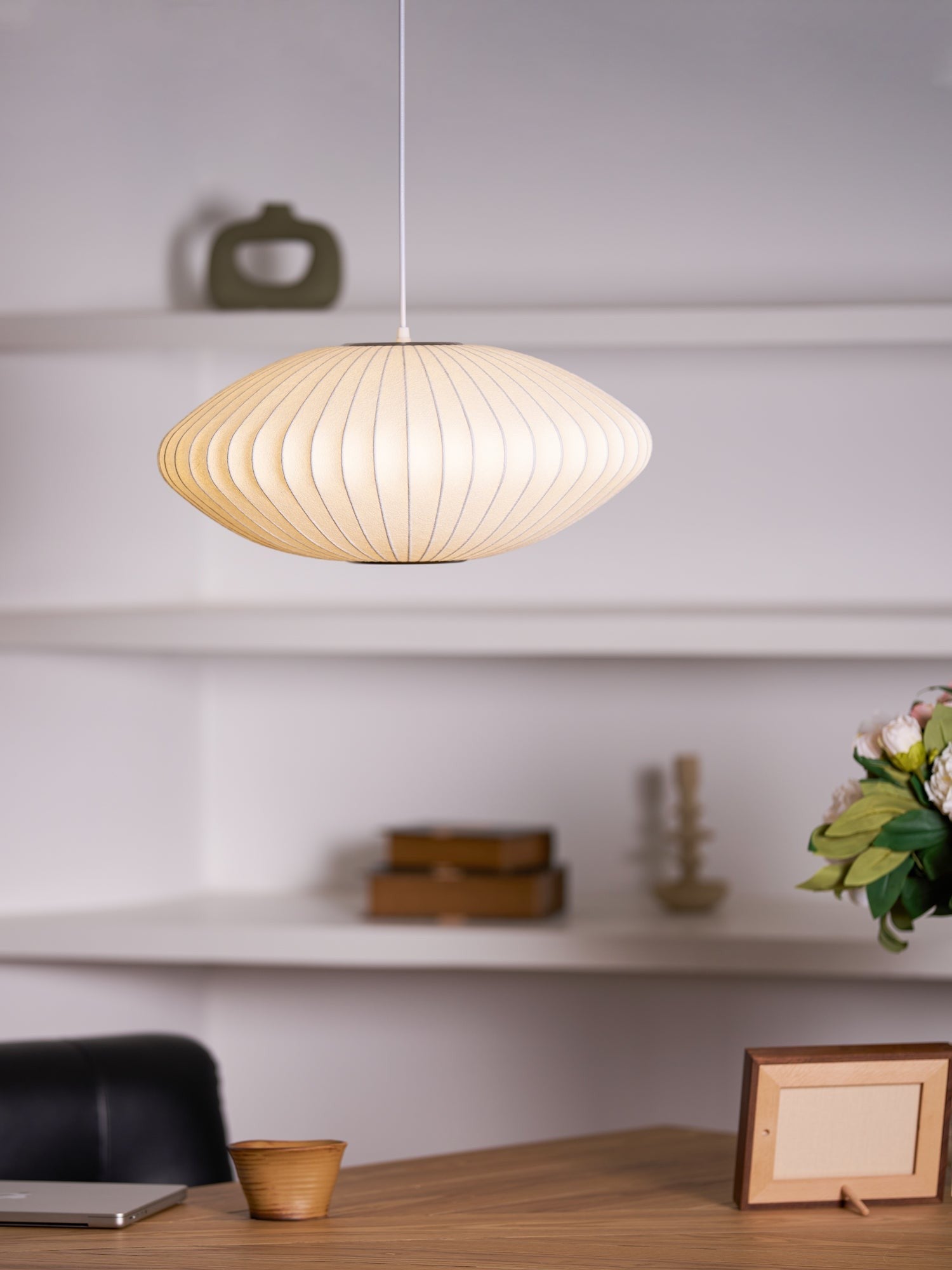 Silk Bubble Pendant Light