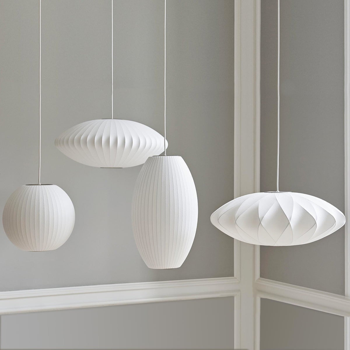 Silk Bubble Pendant Light