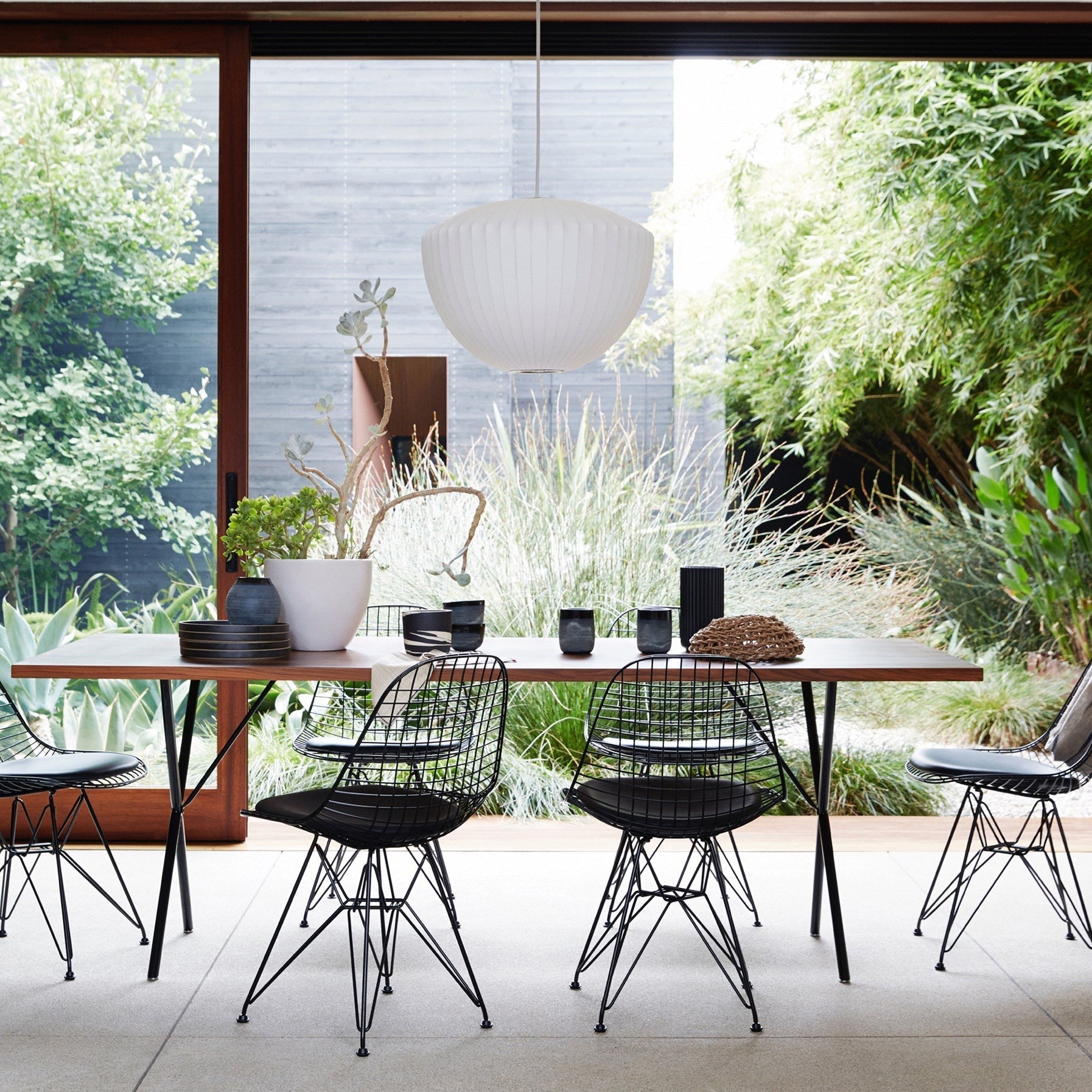 Silk Bubble Pendant Light