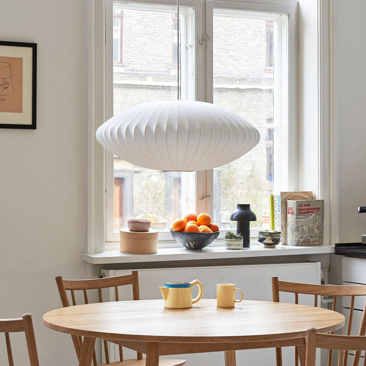Silk Bubble Pendant Light