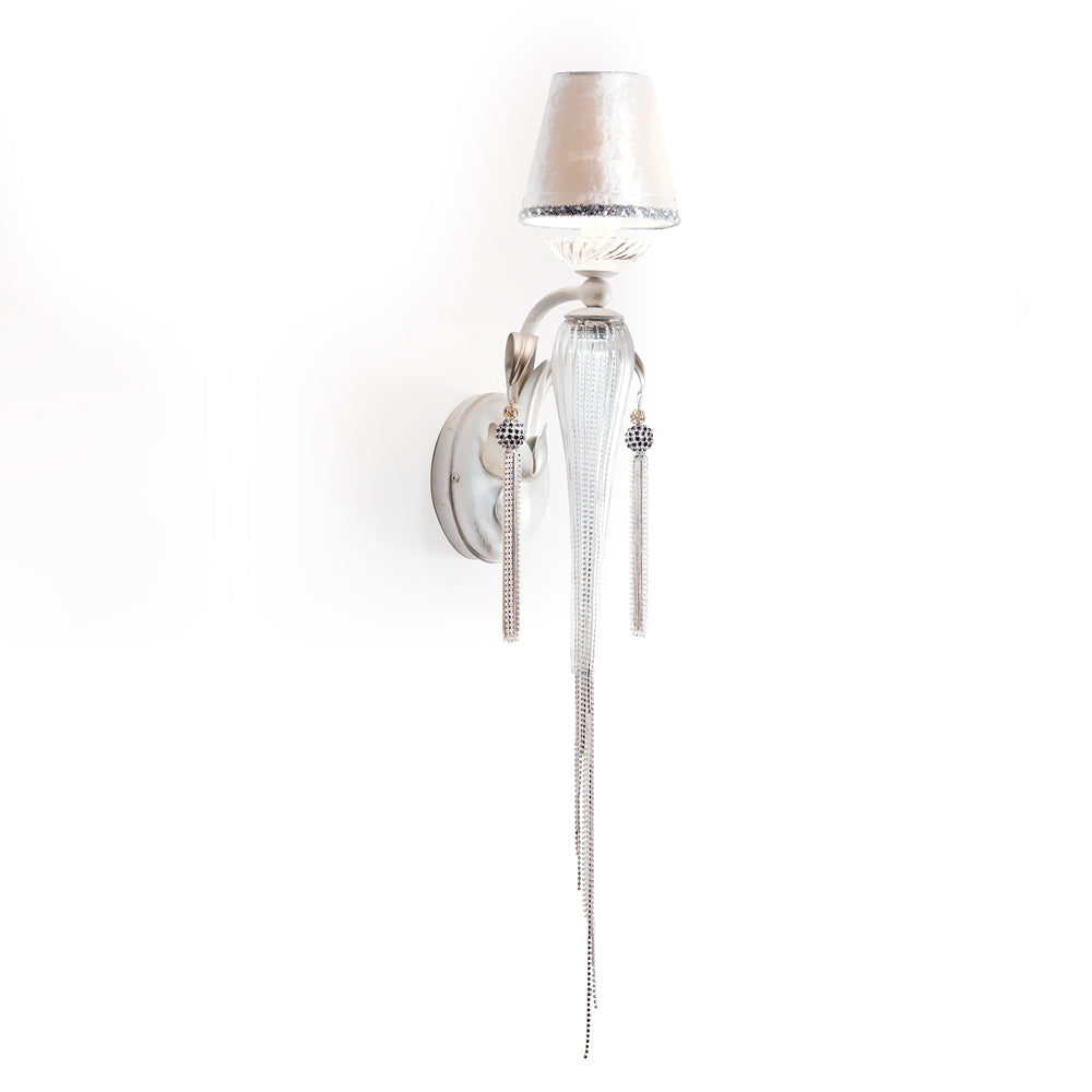 Silver Leaf Lamp
