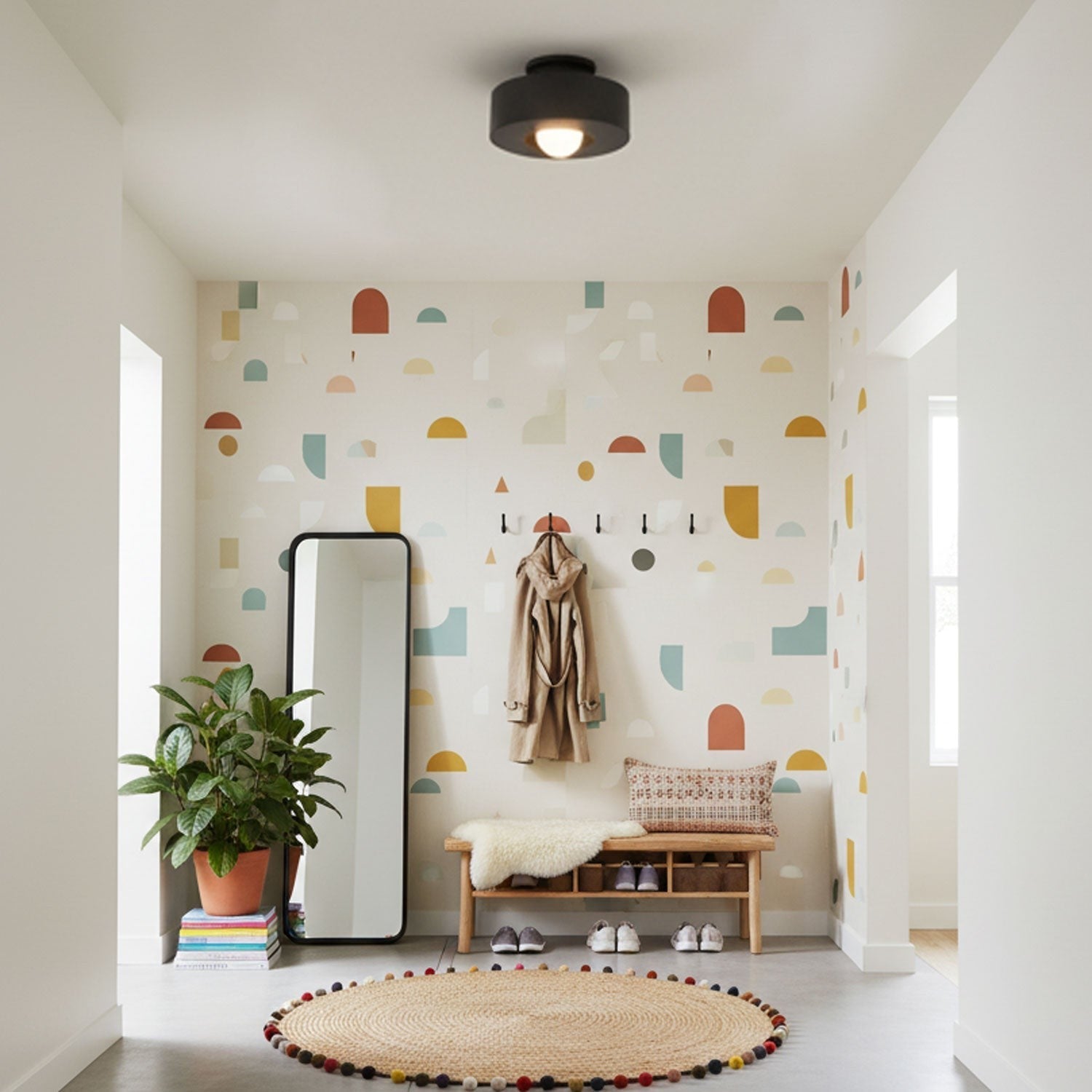 Simon Resin Ceiling Light