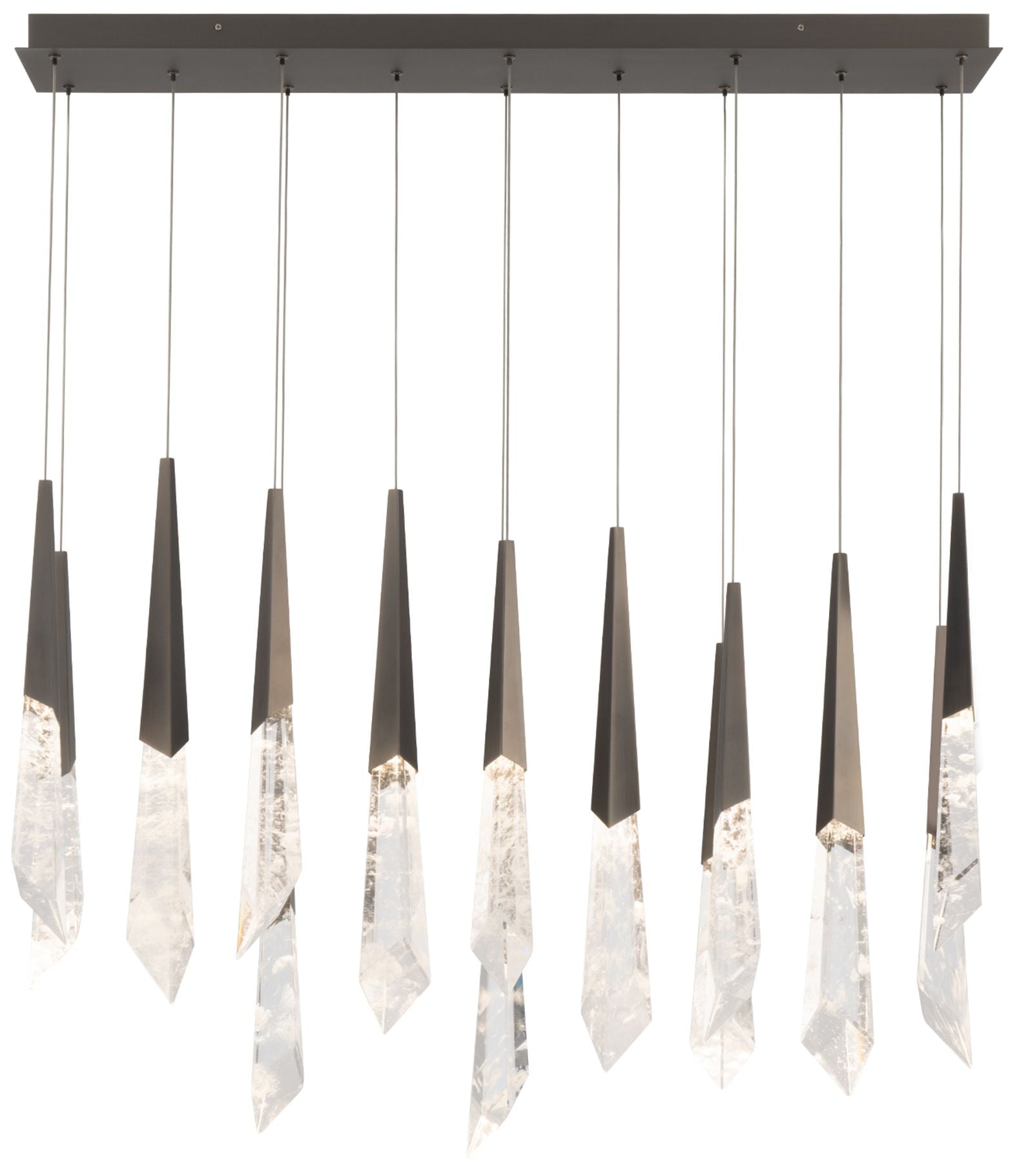 Solitude 22"H X 14-Light Crystal Chandelier