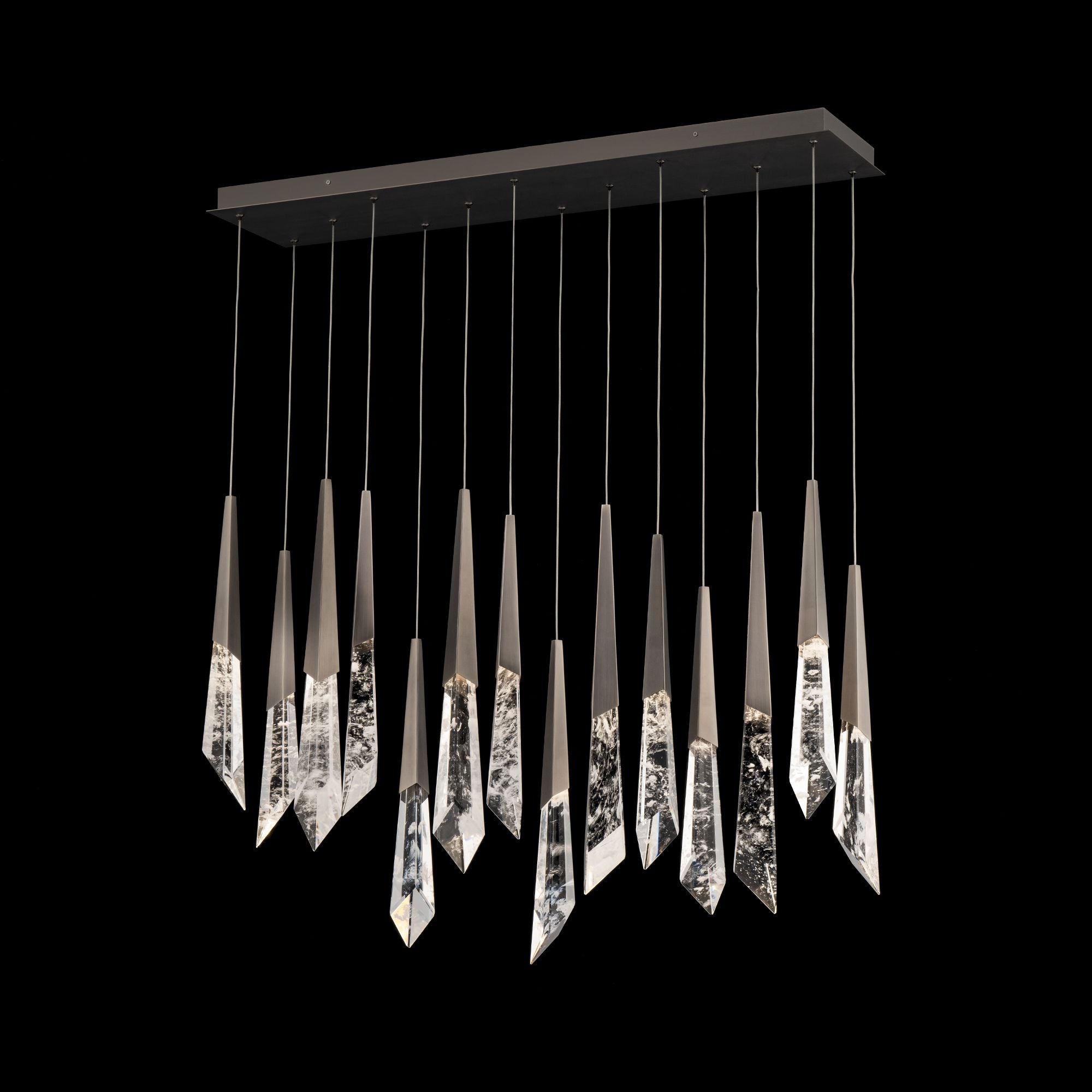 Solitude 22"H X 14-Light Crystal Chandelier
