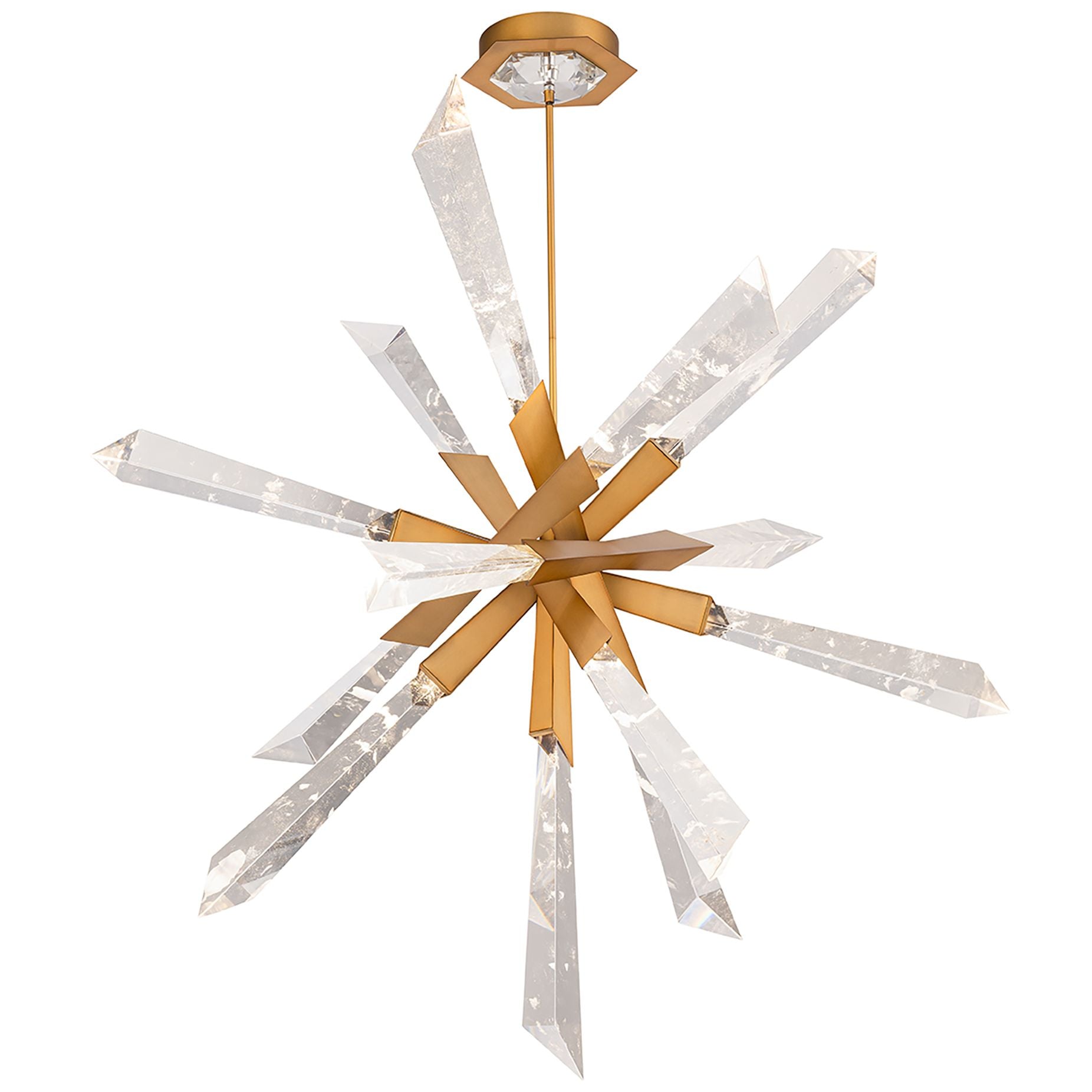 Solitude 41.5"H X 12-Light Crystal Chandelier
