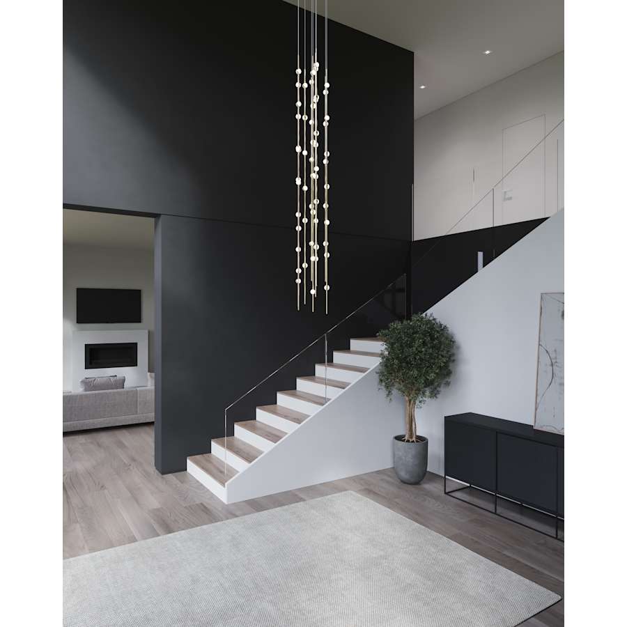 Constellation Andromeda 55-Light 12" Wide Pendant Light