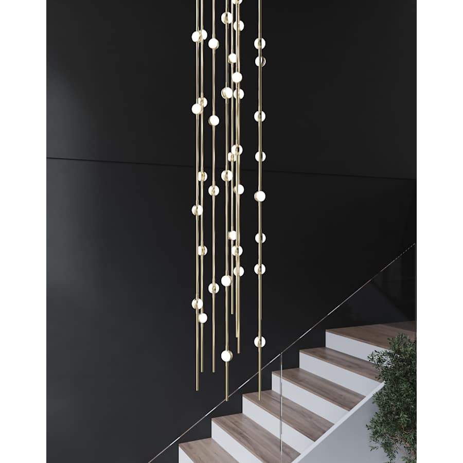 Constellation Andromeda 55-Light 12" Wide Pendant Light