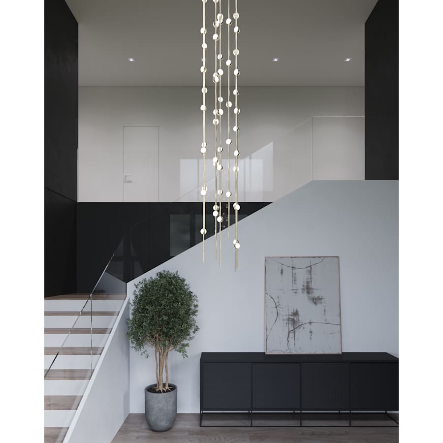 crystal pendant light shown as a main product image for kitchen islands