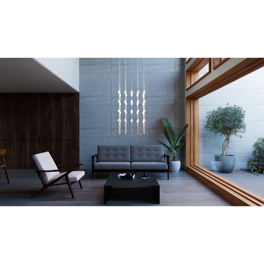 Constellation Cosmic Cube 100-Light 21" Pendant Light