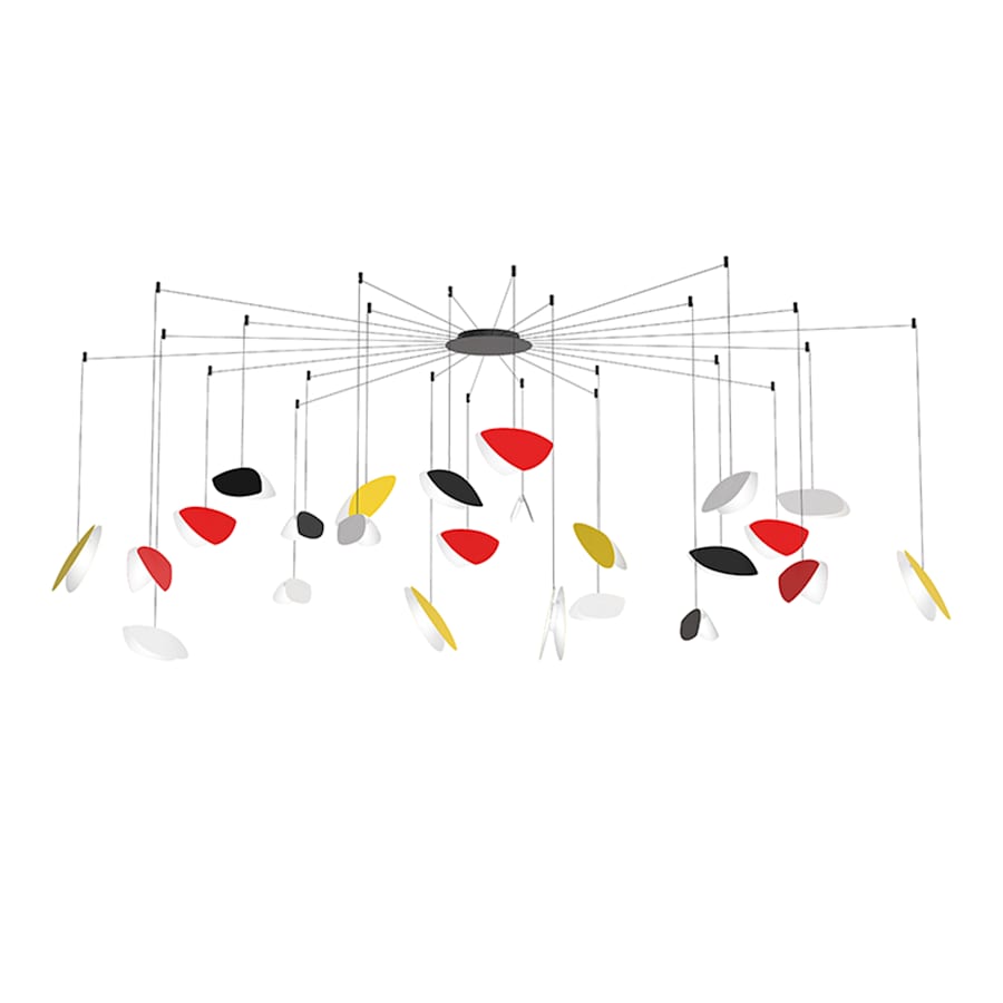 Papillons 24-Light 58" Wide LED Suspension Multi-Light