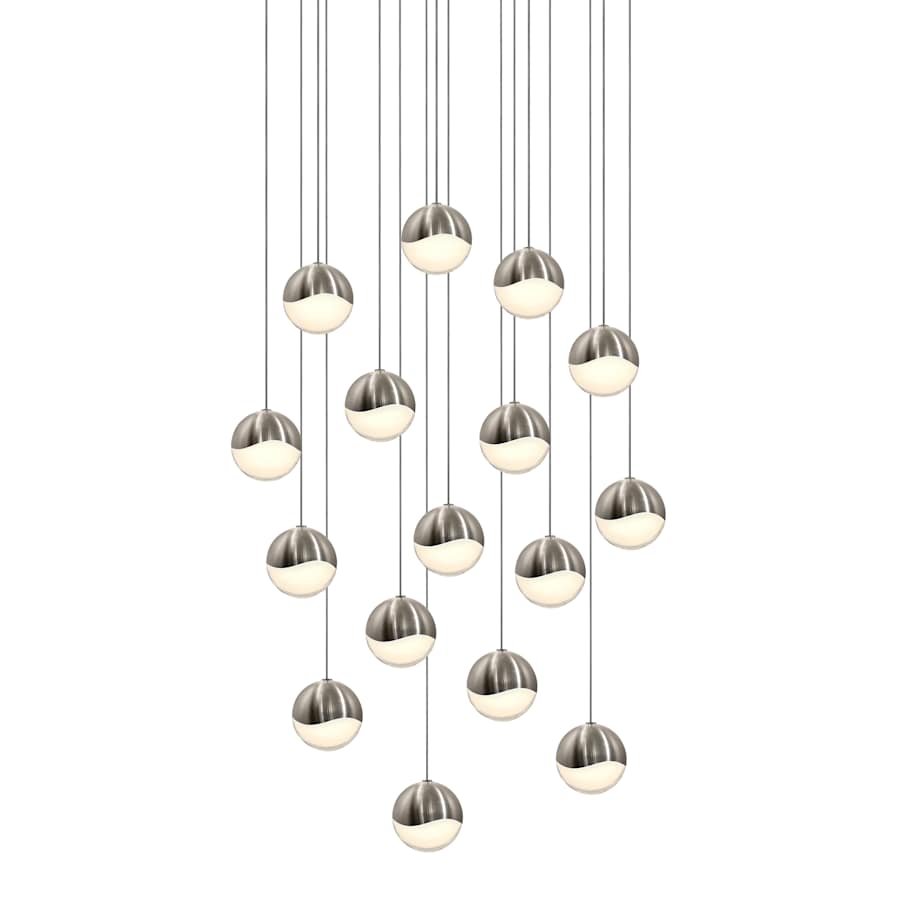 Grapes 16-Light 24" Wide LED Suspension Multi-Light
