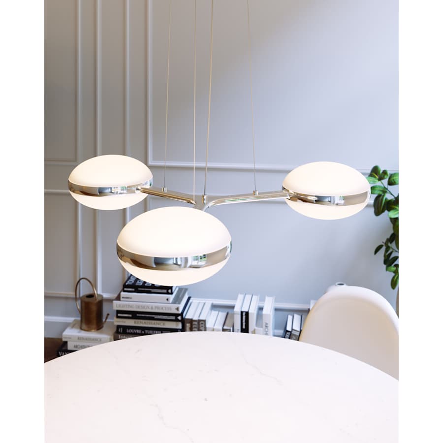Pillows 6-Light 36" Wide LED Suspension Pendant
