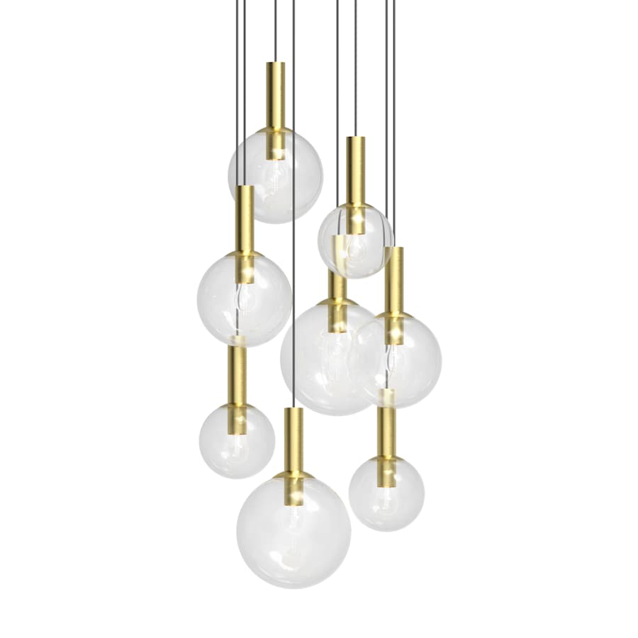 Bubbles 8-Light 29" Wide Multi-Light Pendant