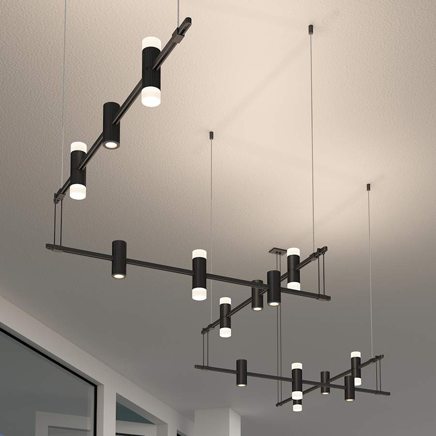 Suspenders 15-Light 106" Wide Full Sized Pendant