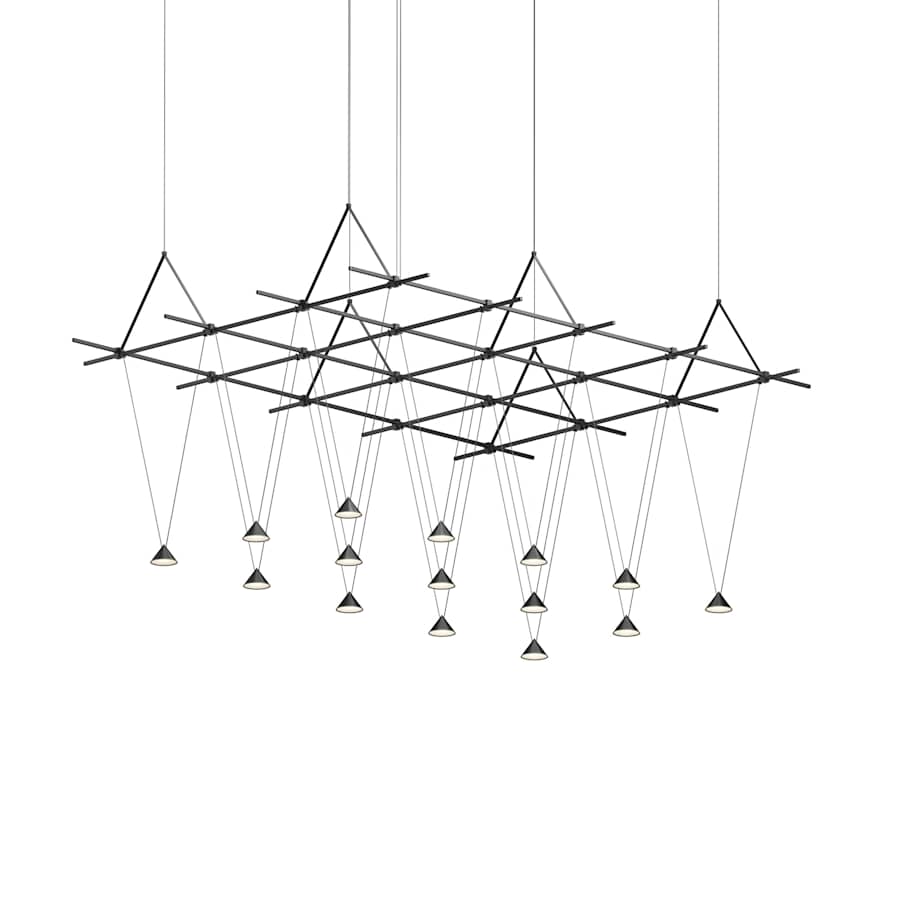 Suspenders 15-Light 73" Wide LED Suspension Multi-Light