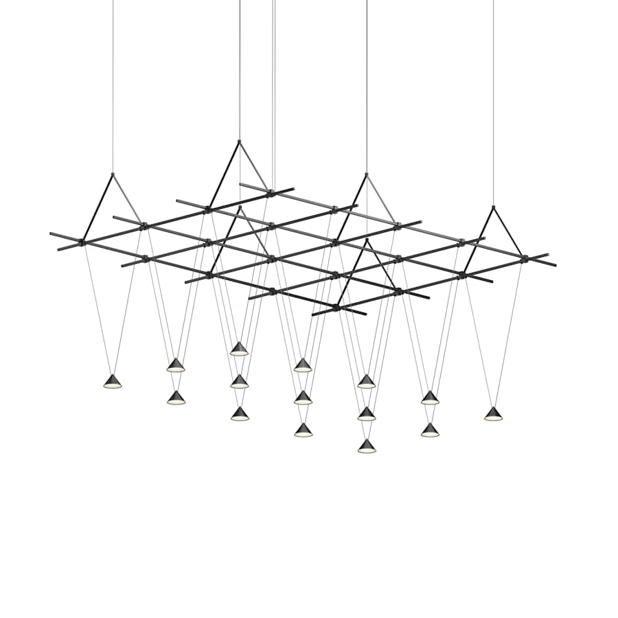 Suspenders 15-Light 73" Wide LED Suspension Multi-Light