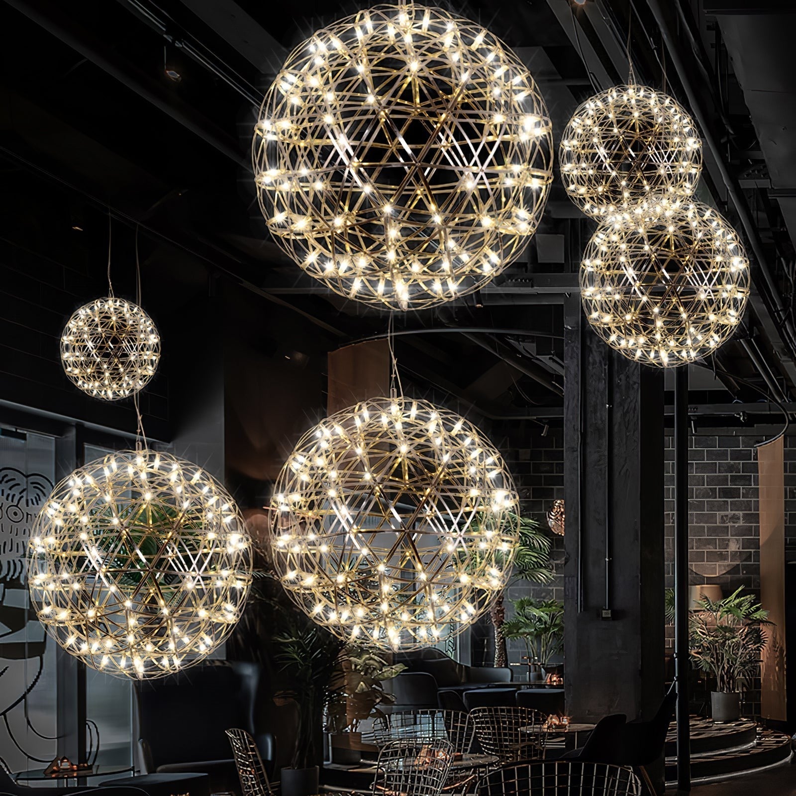 Spark Orb LED Pendant
