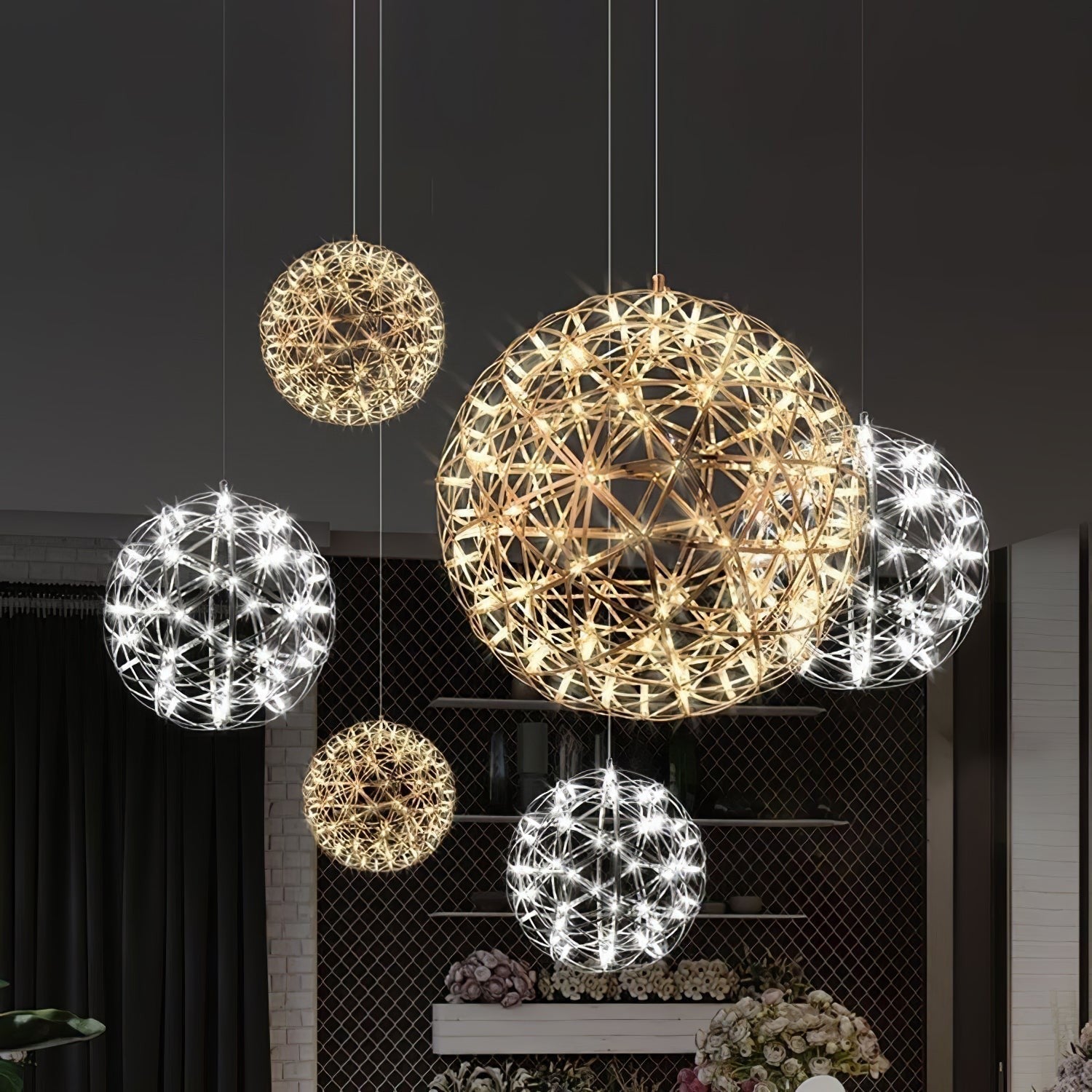 Spark Orb LED Pendant