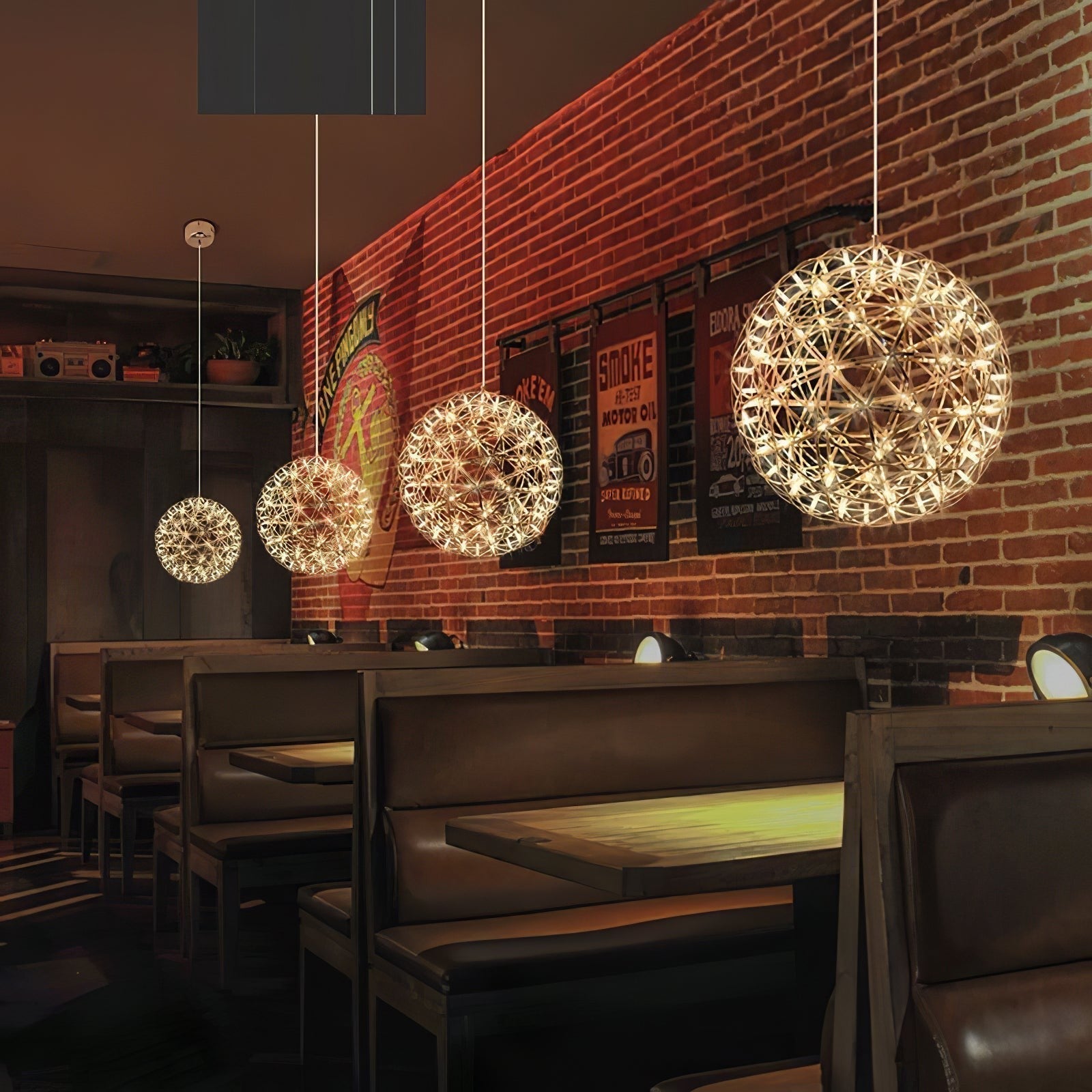 Spark Orb LED Pendant