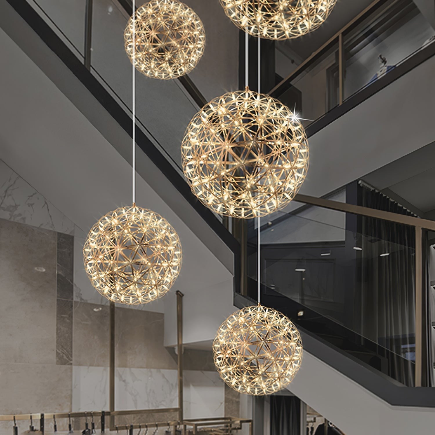 Spark Orb LED Pendant
