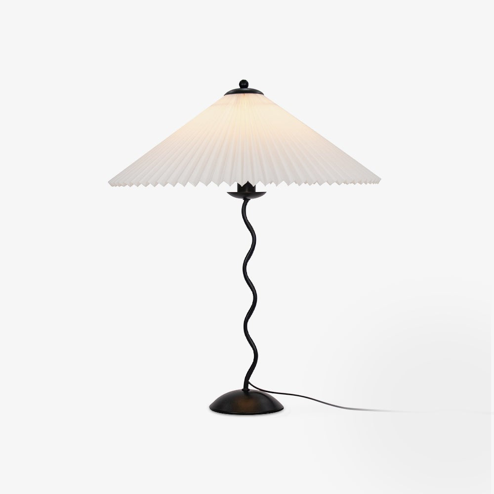 Squiggle Pleated Table Lamp