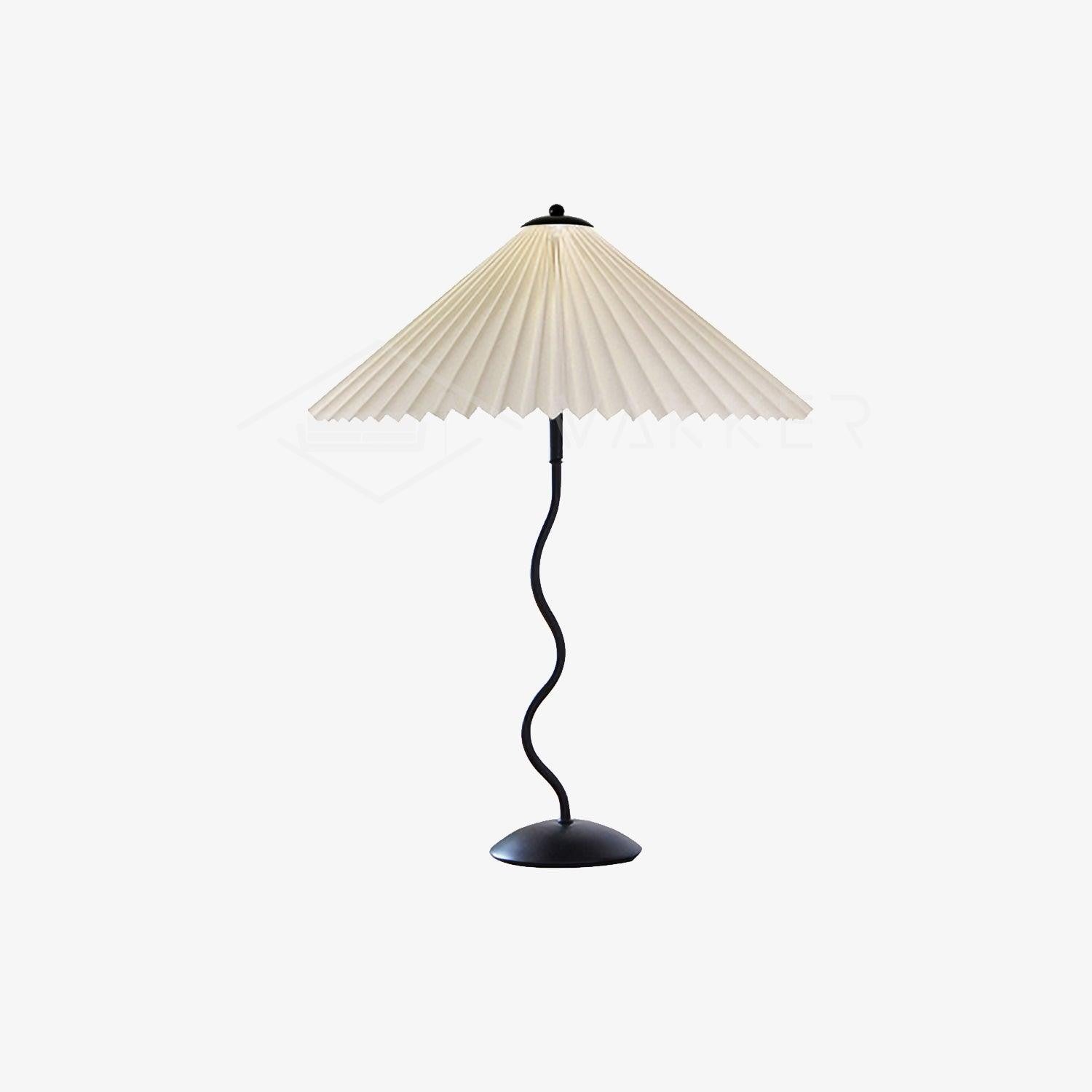 Squiggle Pleated Table Lamp