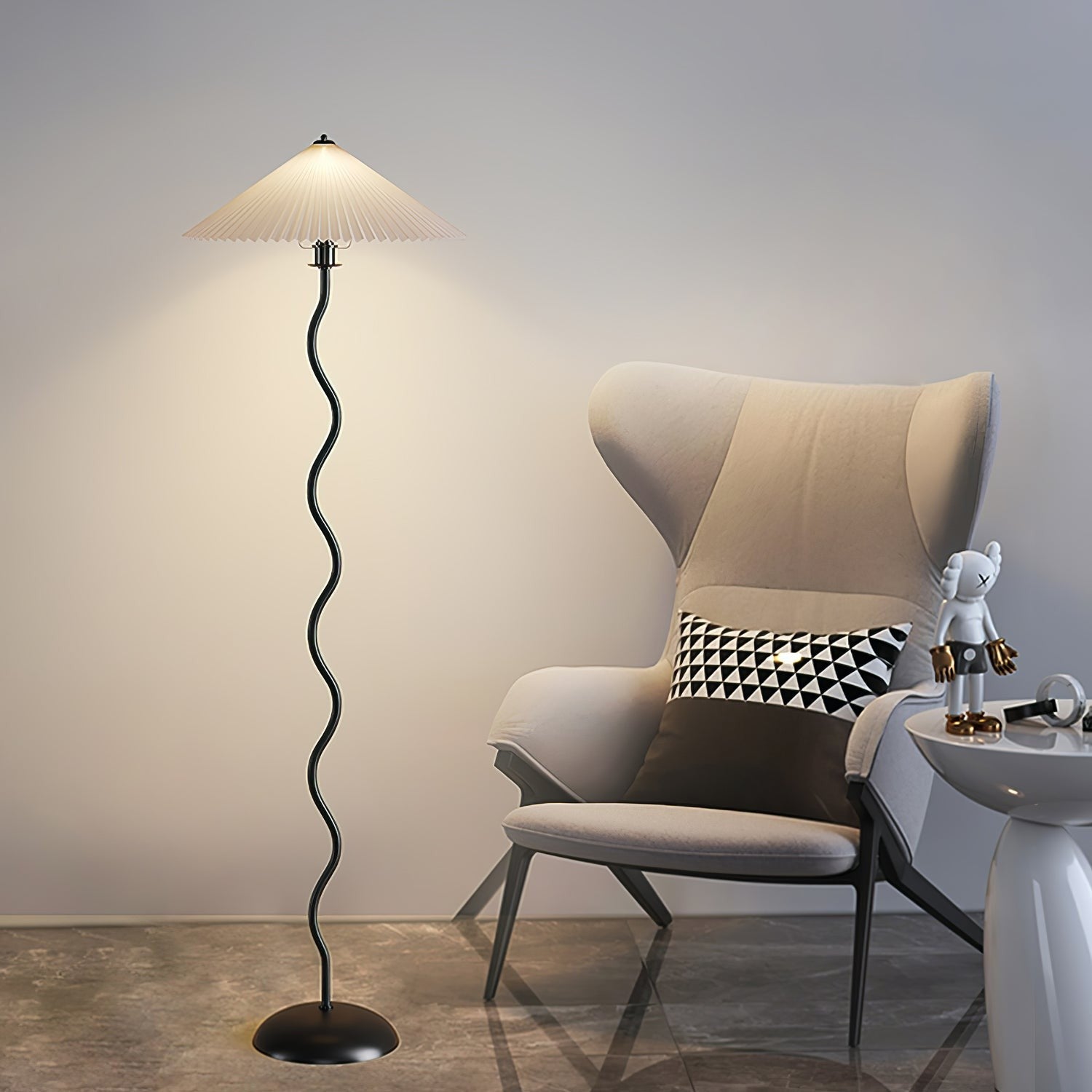 Squiggle Sculptural Floor Lamp