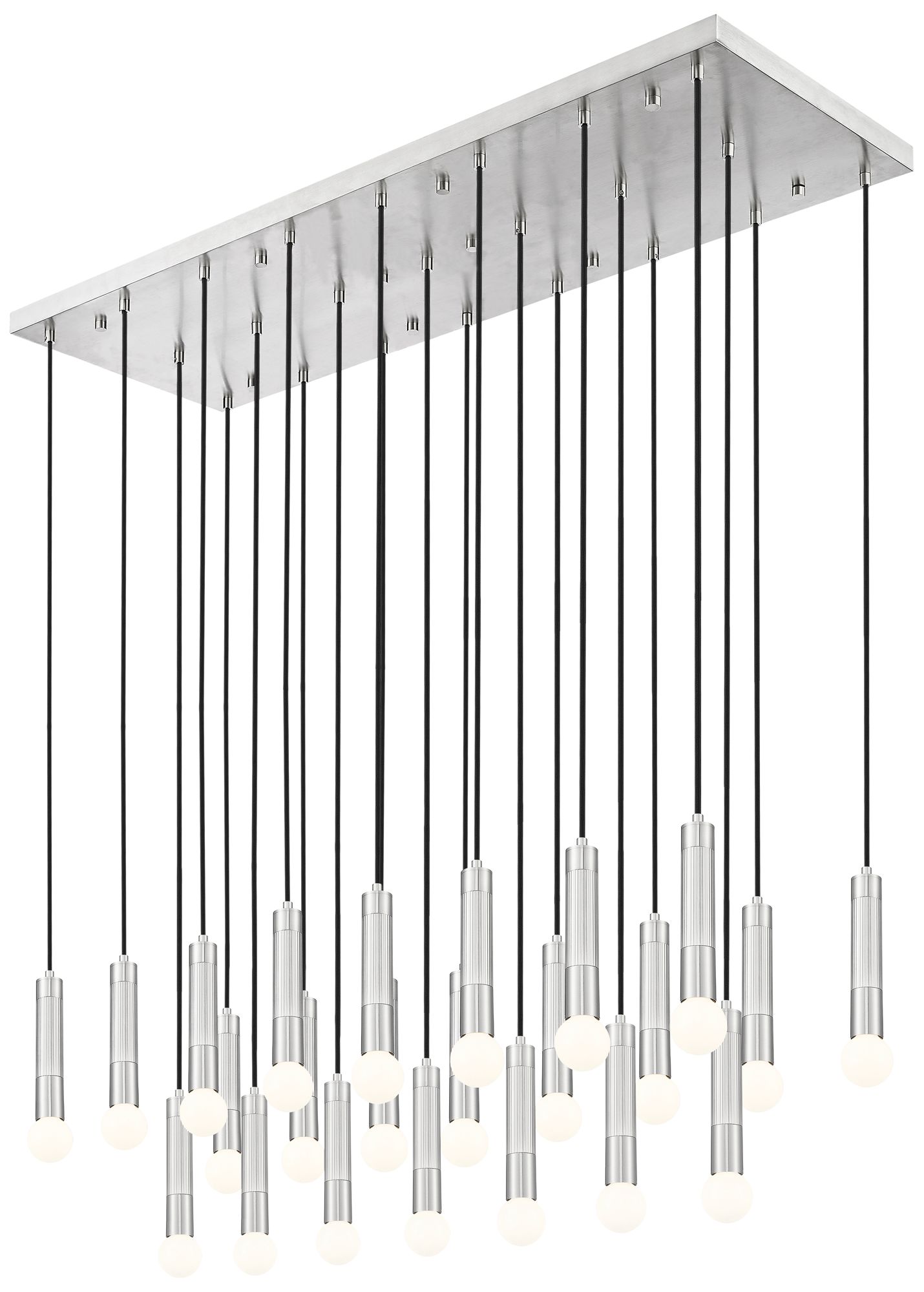 Stari Brushed Nickel 23-Light Linear Pendant