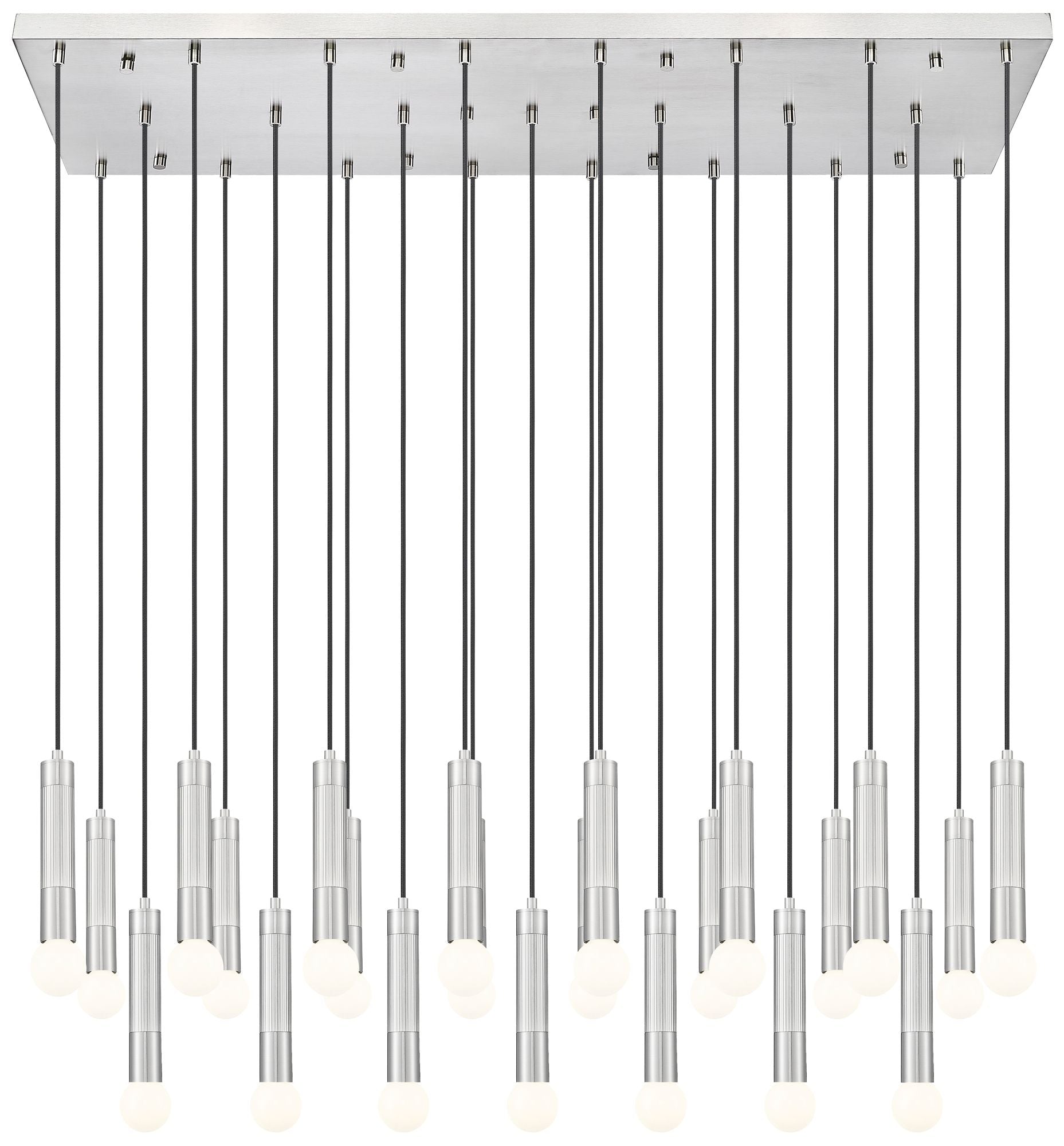Stari Brushed Nickel 23-Light Linear Pendant