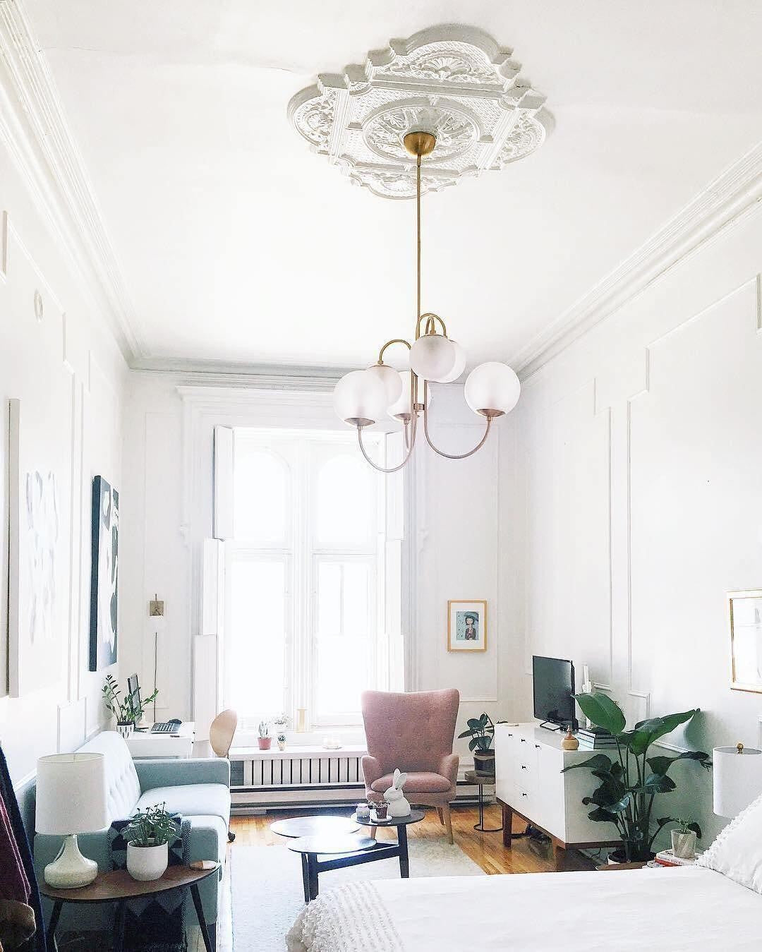 Swan Curve Glass Chandelier