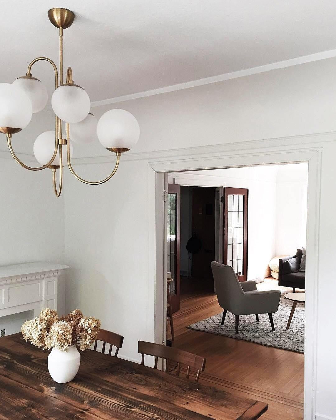 Swan Curve Glass Chandelier