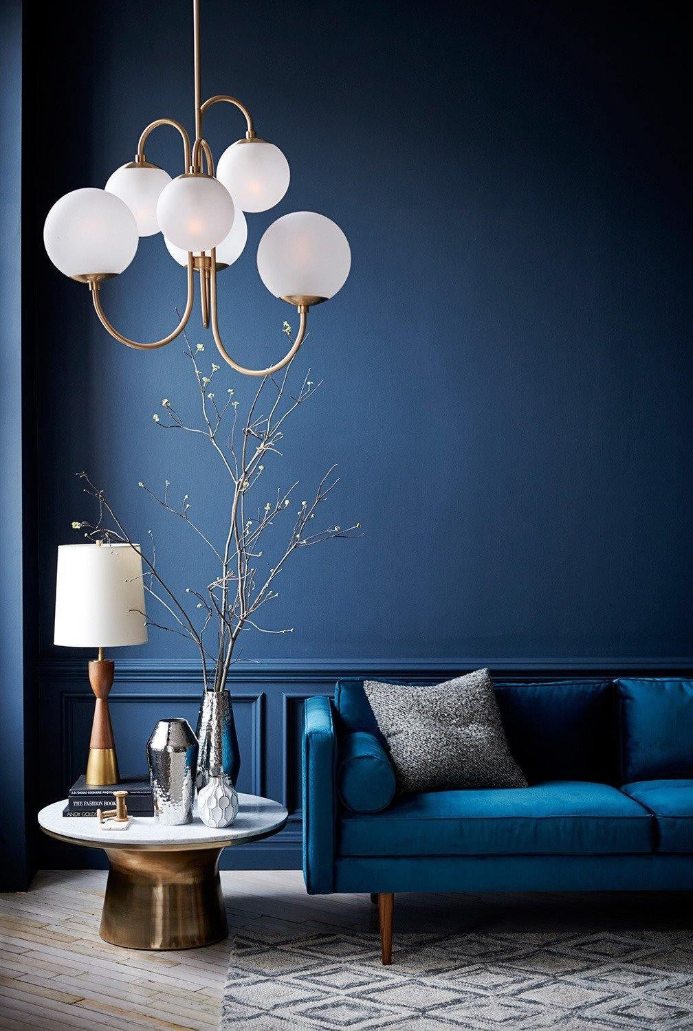 Swan Curve Glass Chandelier