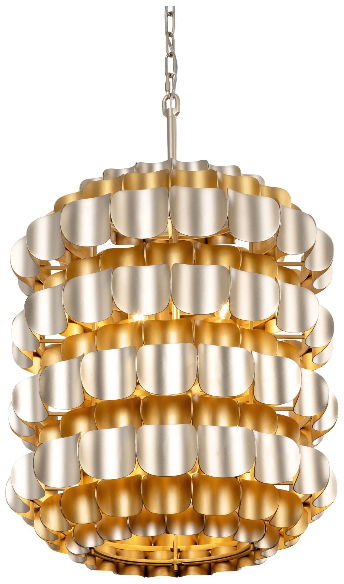Swoon 6-Light Foyer Antique Gold Dust Chandelier
