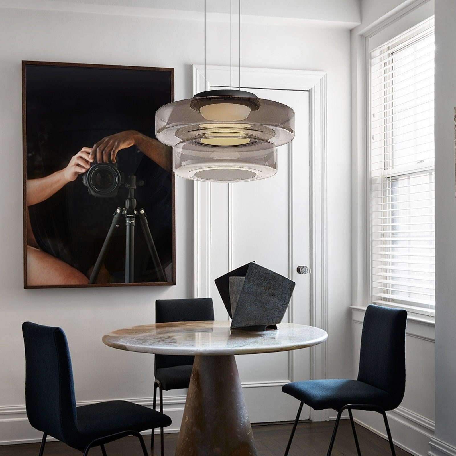 Tiered Aura Pendant Light