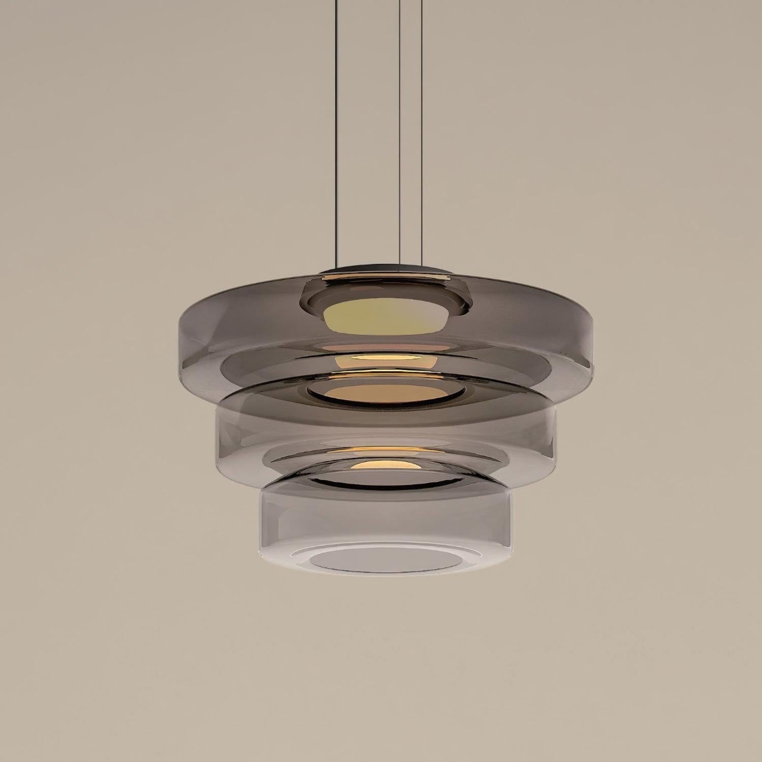 Tiered Aura Pendant Light