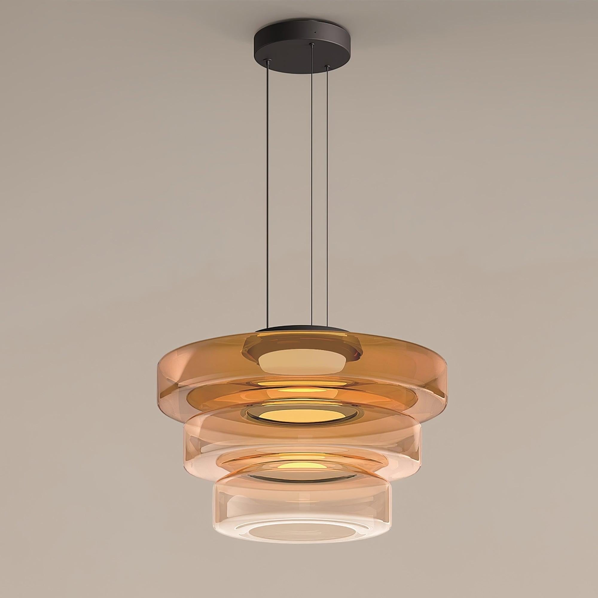Tiered Aura Pendant Light