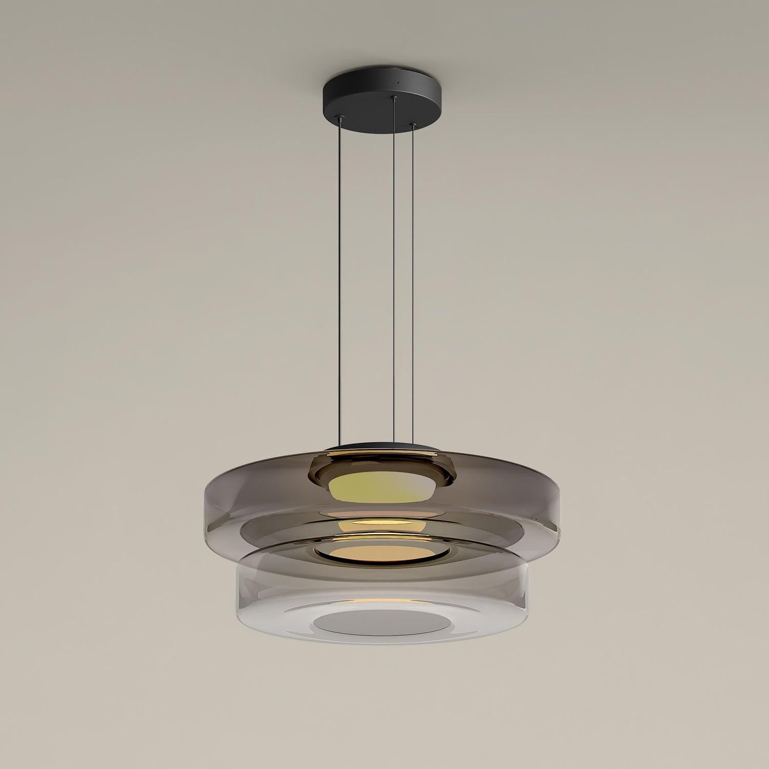 Tiered Aura Pendant Light
