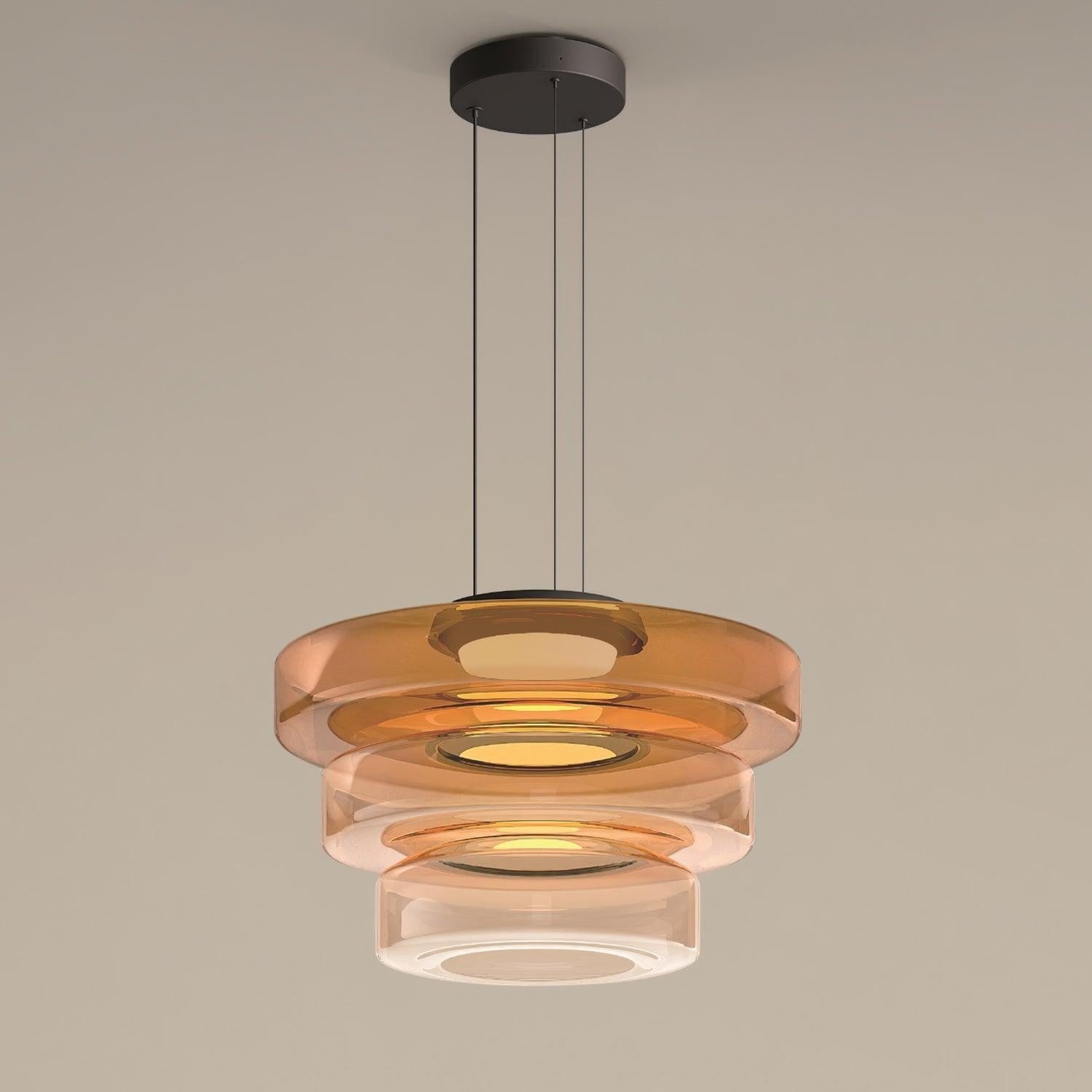 Tiered Aura Pendant Light