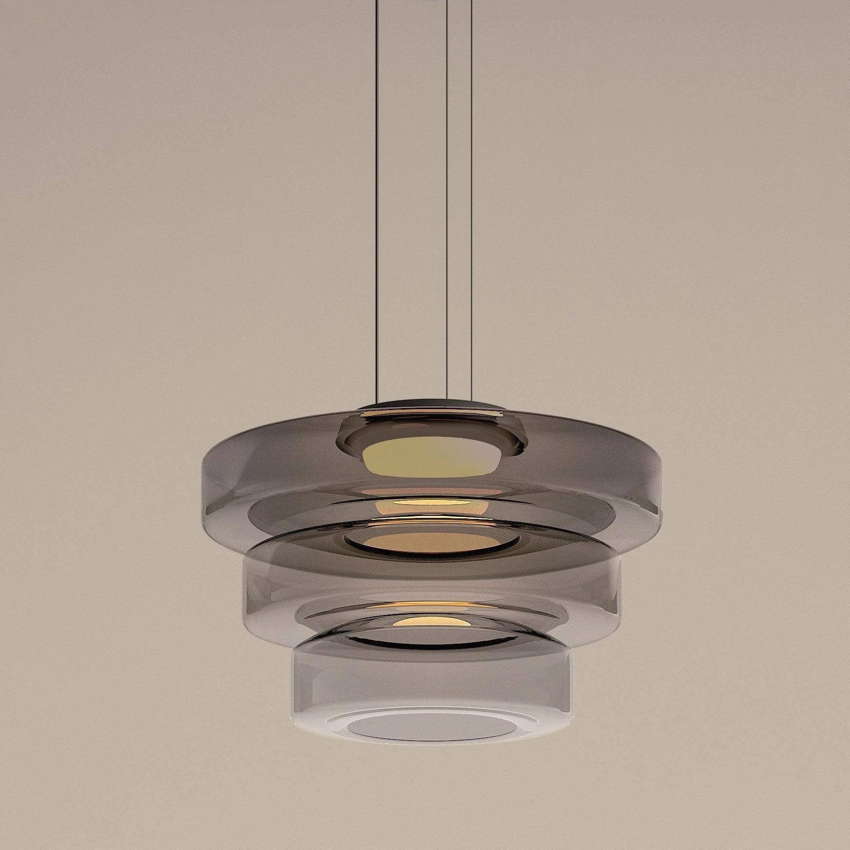 Tiered Aura Pendant Light