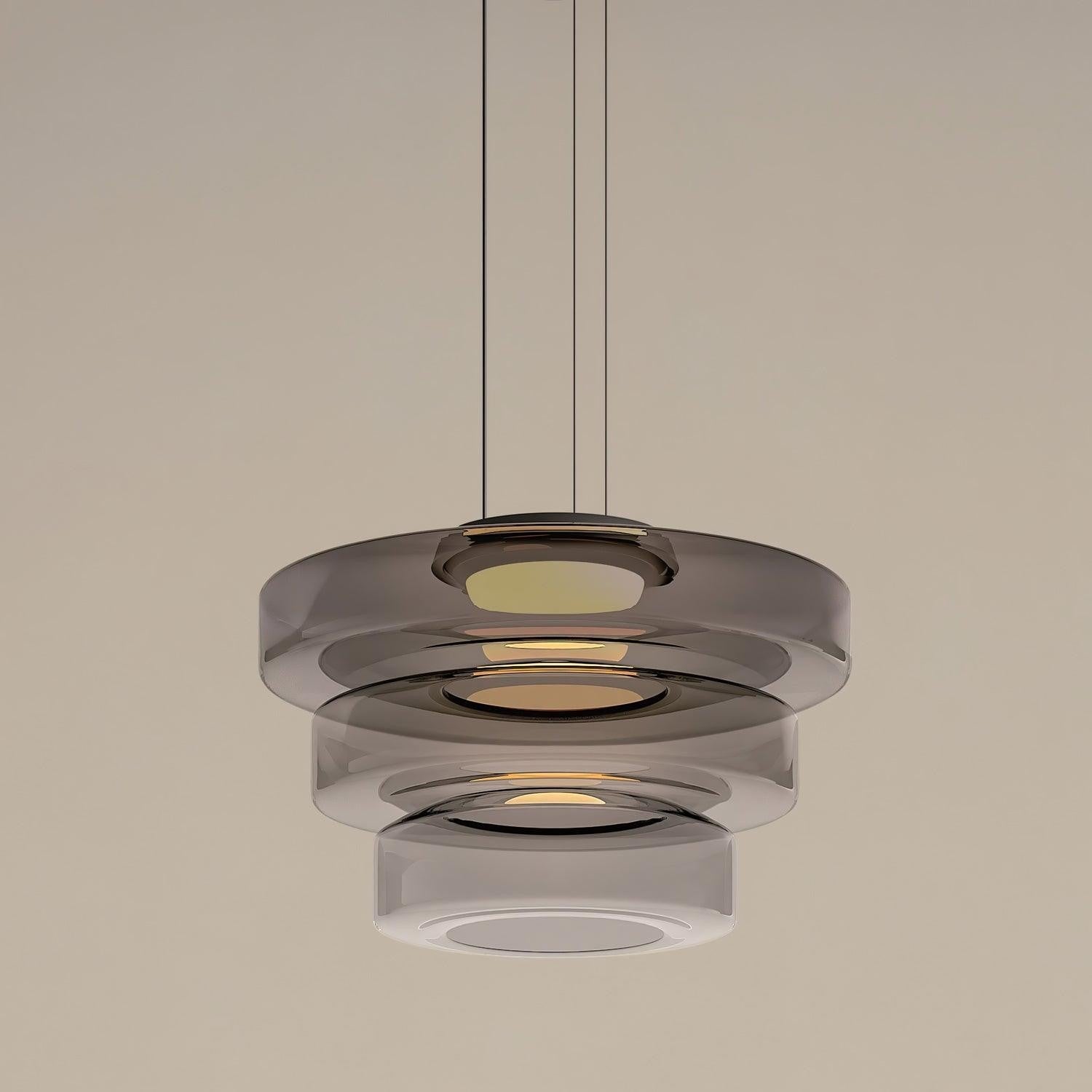 Tiered Aura Pendant Light