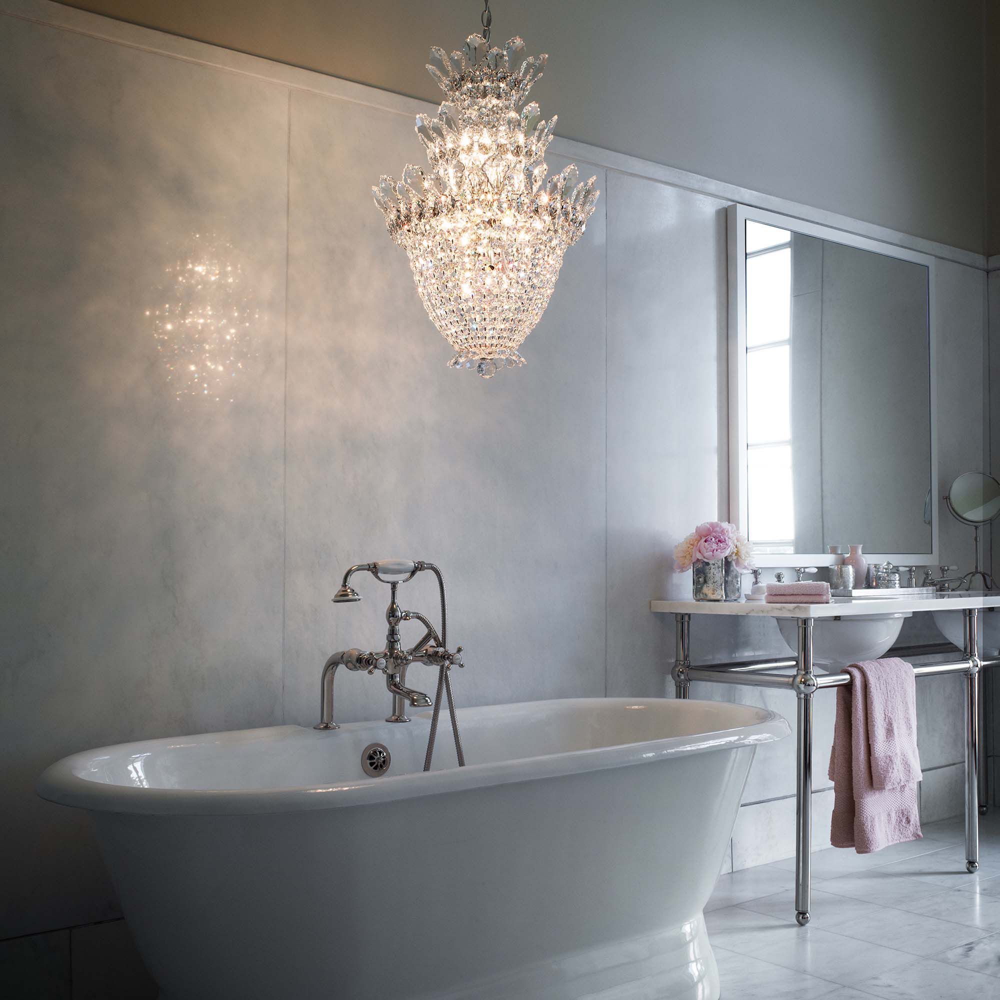 Trilliane 28"H X 15-Light Crystal Chandelier