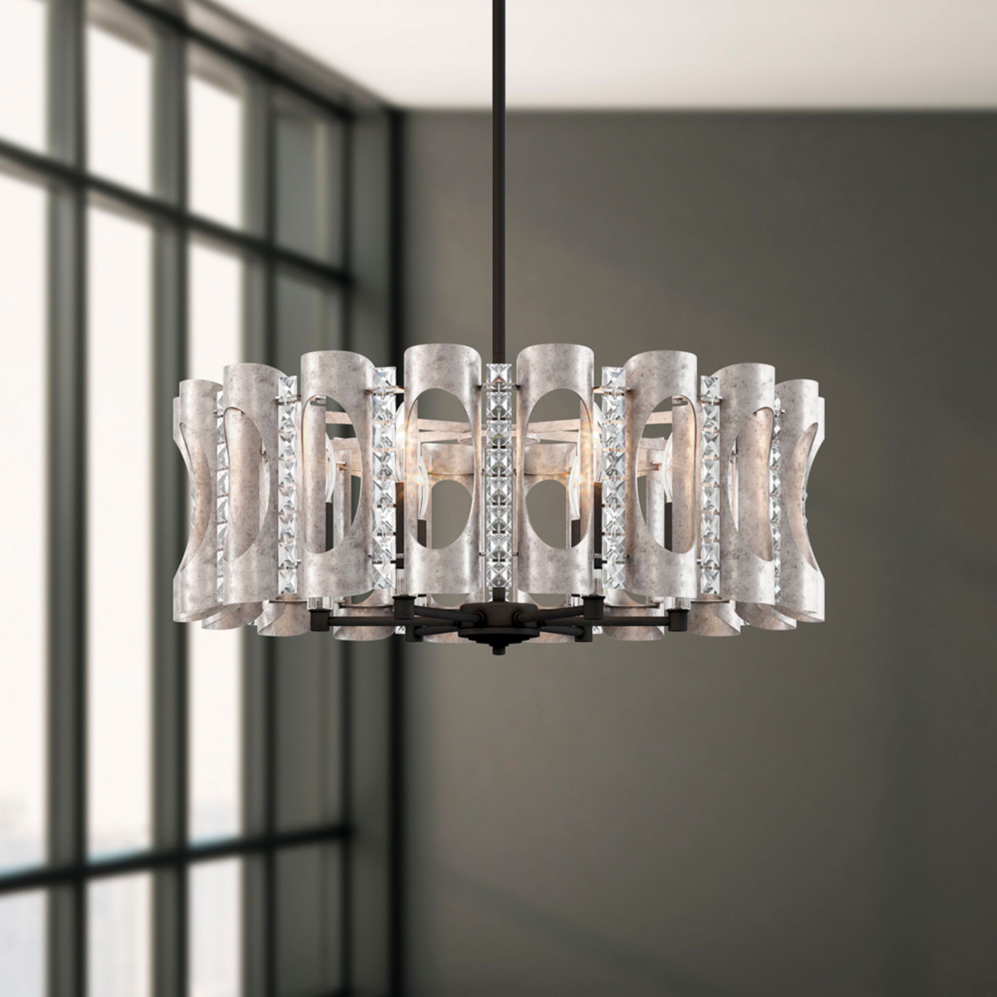 Twilight 8.5"H X 6-Light Crystal Chandelier