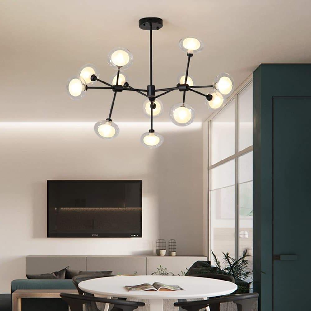Multiwave Design Sputnik Chandelier LED Dining Room 12